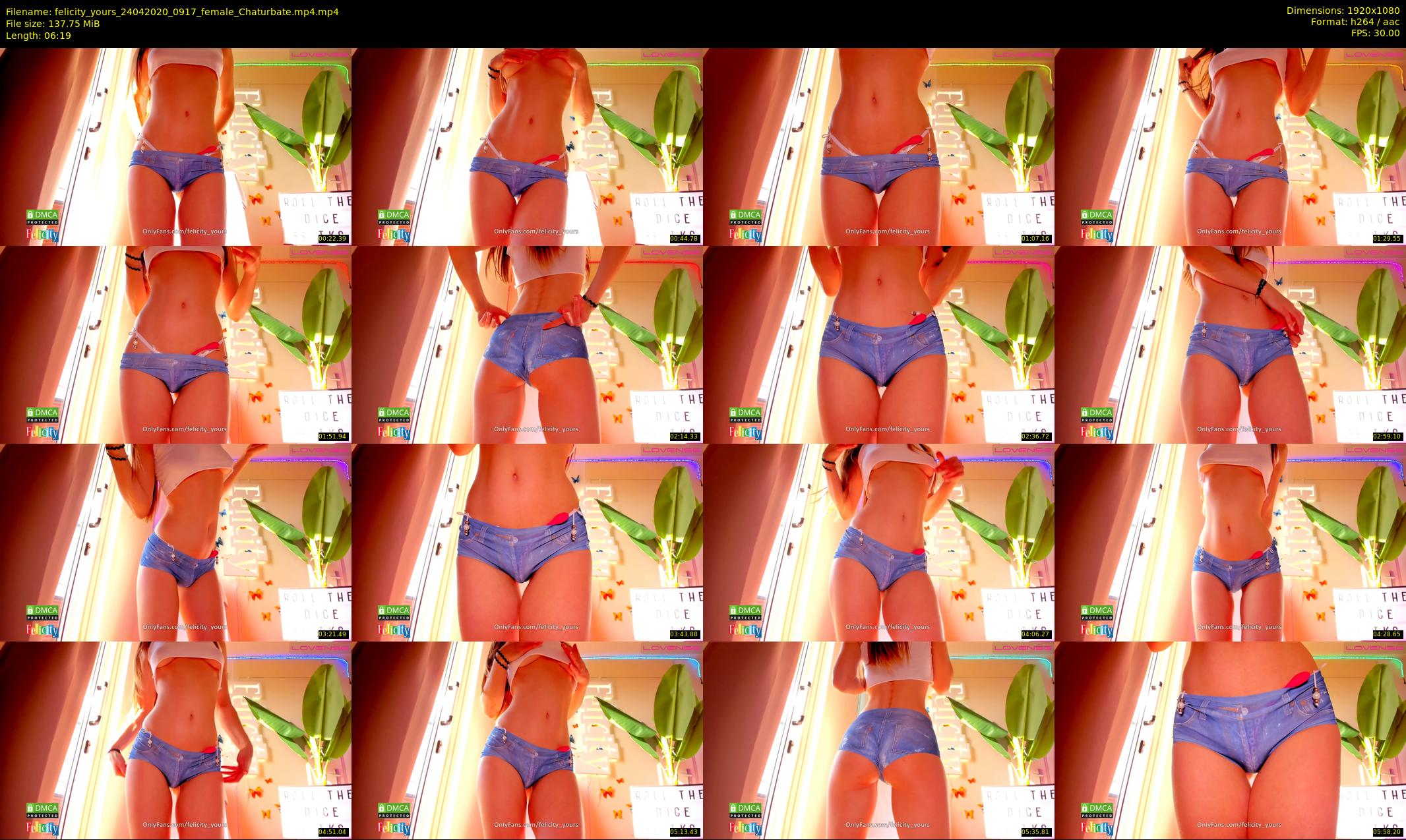 felicity_yours — 7 minute Chaturbate female cam show recording, 1080p, Apr 24, 2020