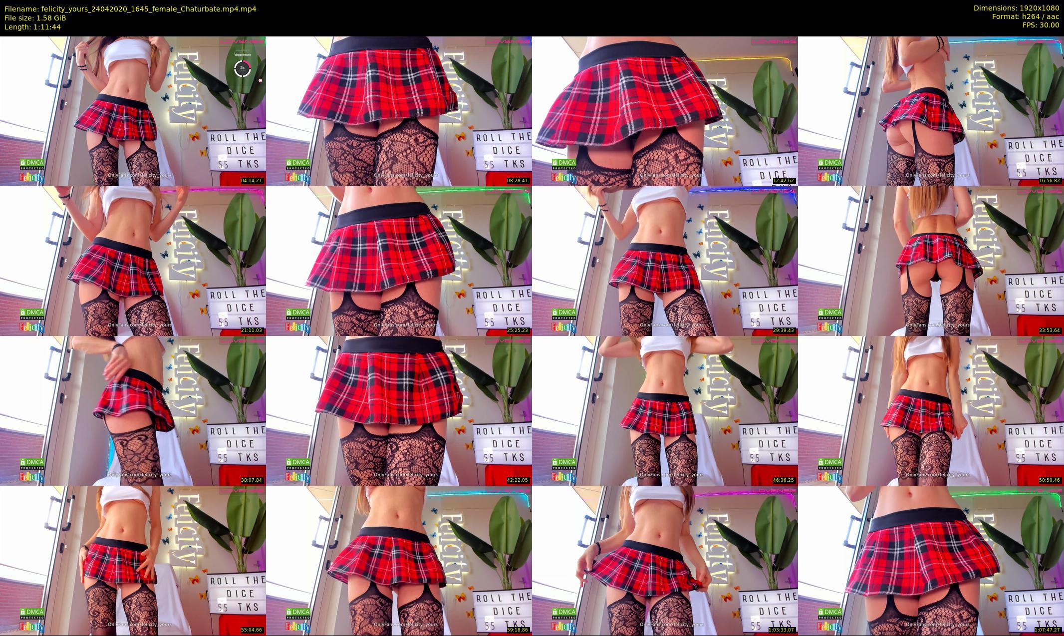 felicity_yours — 72 minute Chaturbate female cam show recording, 1080p, Apr 24, 2020