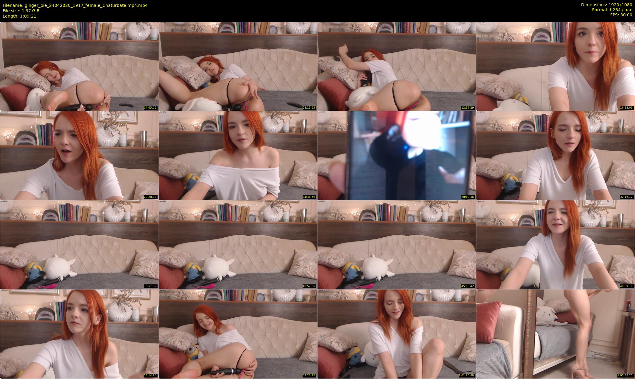 ginger_pie — 70 minute Chaturbate female cam show recording, 1080p, Apr 24, 2020