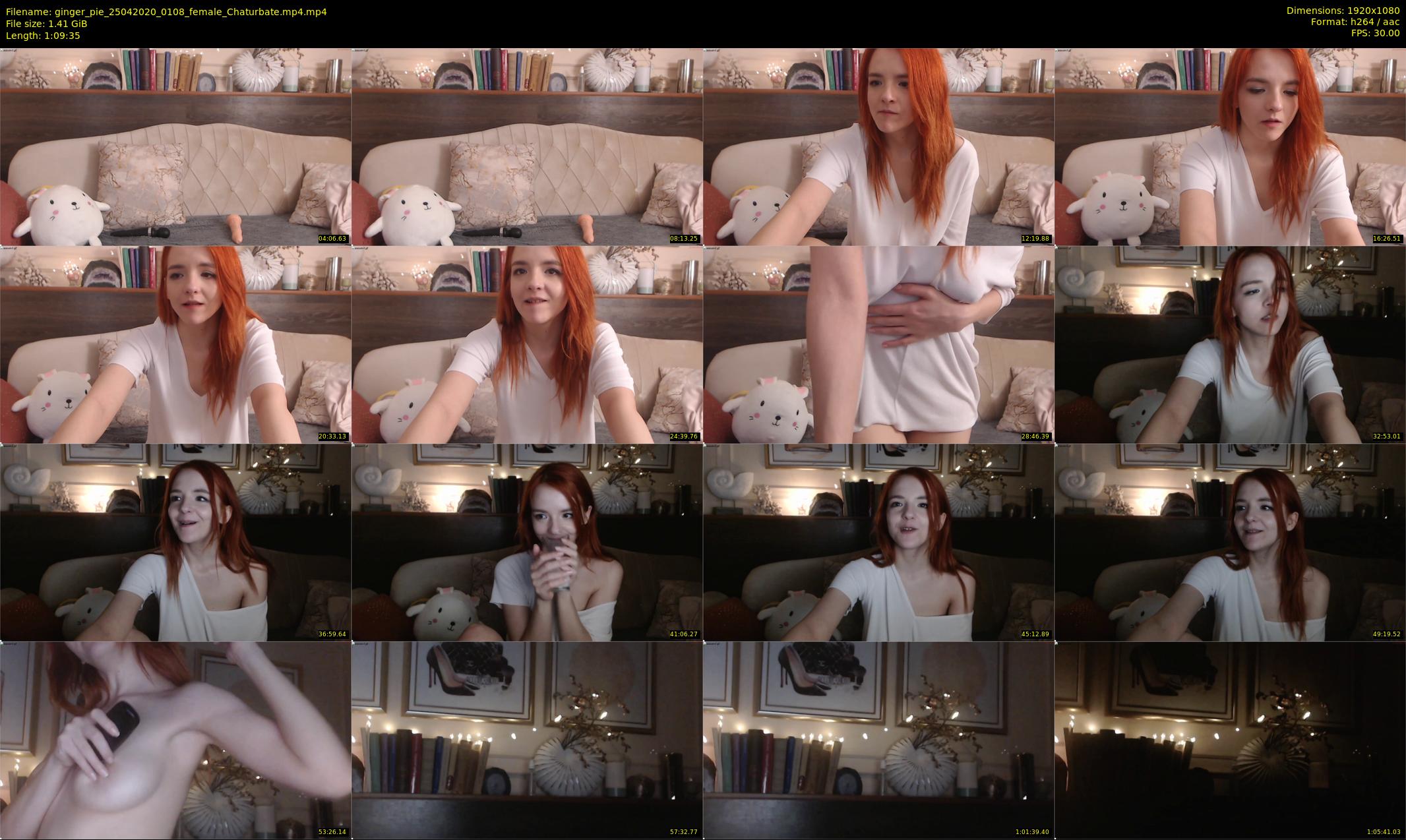 ginger_pie — 70 minute Chaturbate female cam show recording, 1080p, Apr 25, 2020