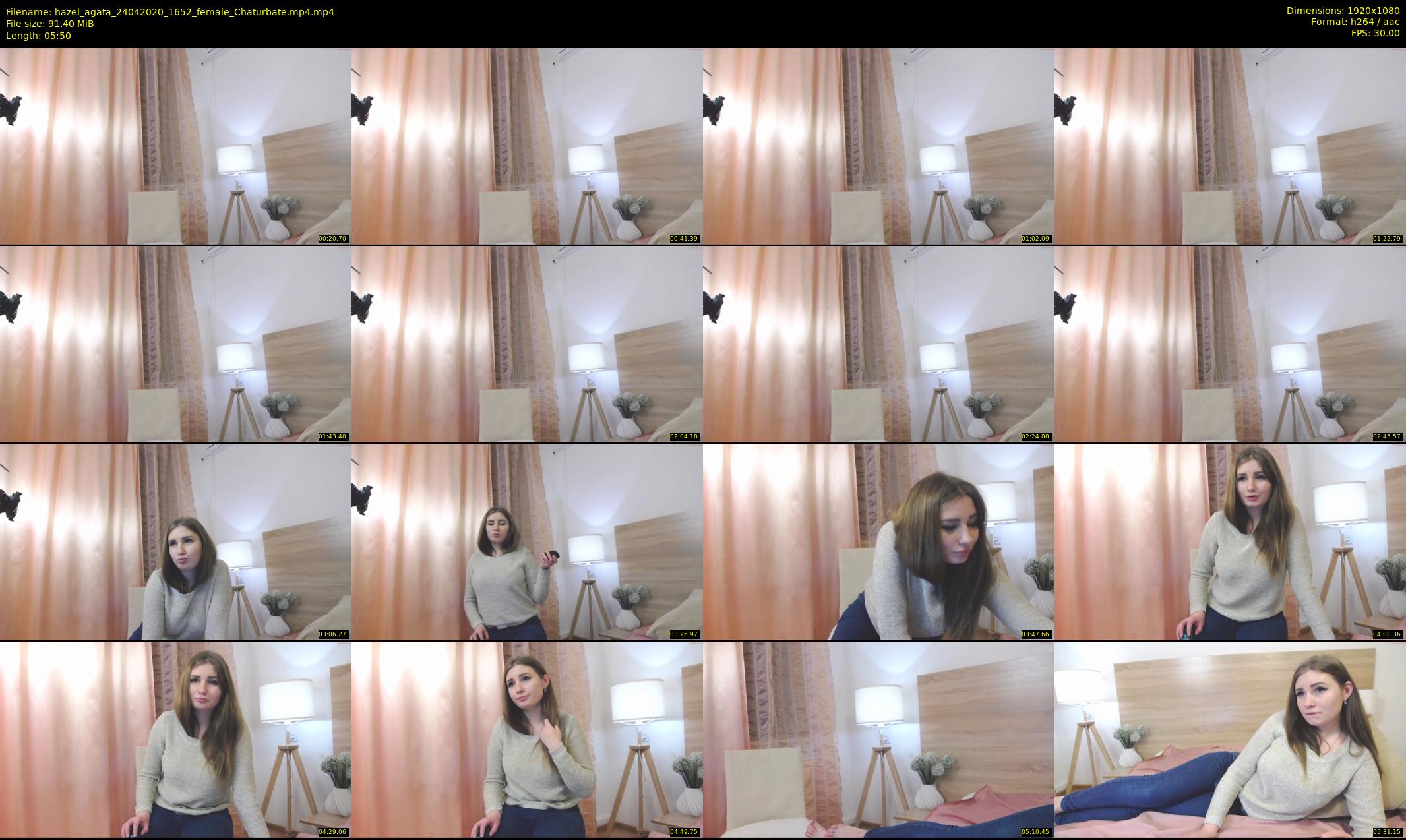 hazel_agata — 6 minute Chaturbate female cam show recording, 1080p, Apr 24, 2020