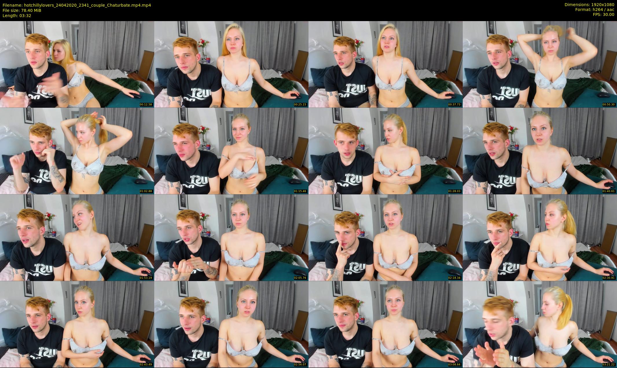 hotchillylovers — 4 minute Chaturbate couple cam show recording, 1080p, Apr 24, 2020