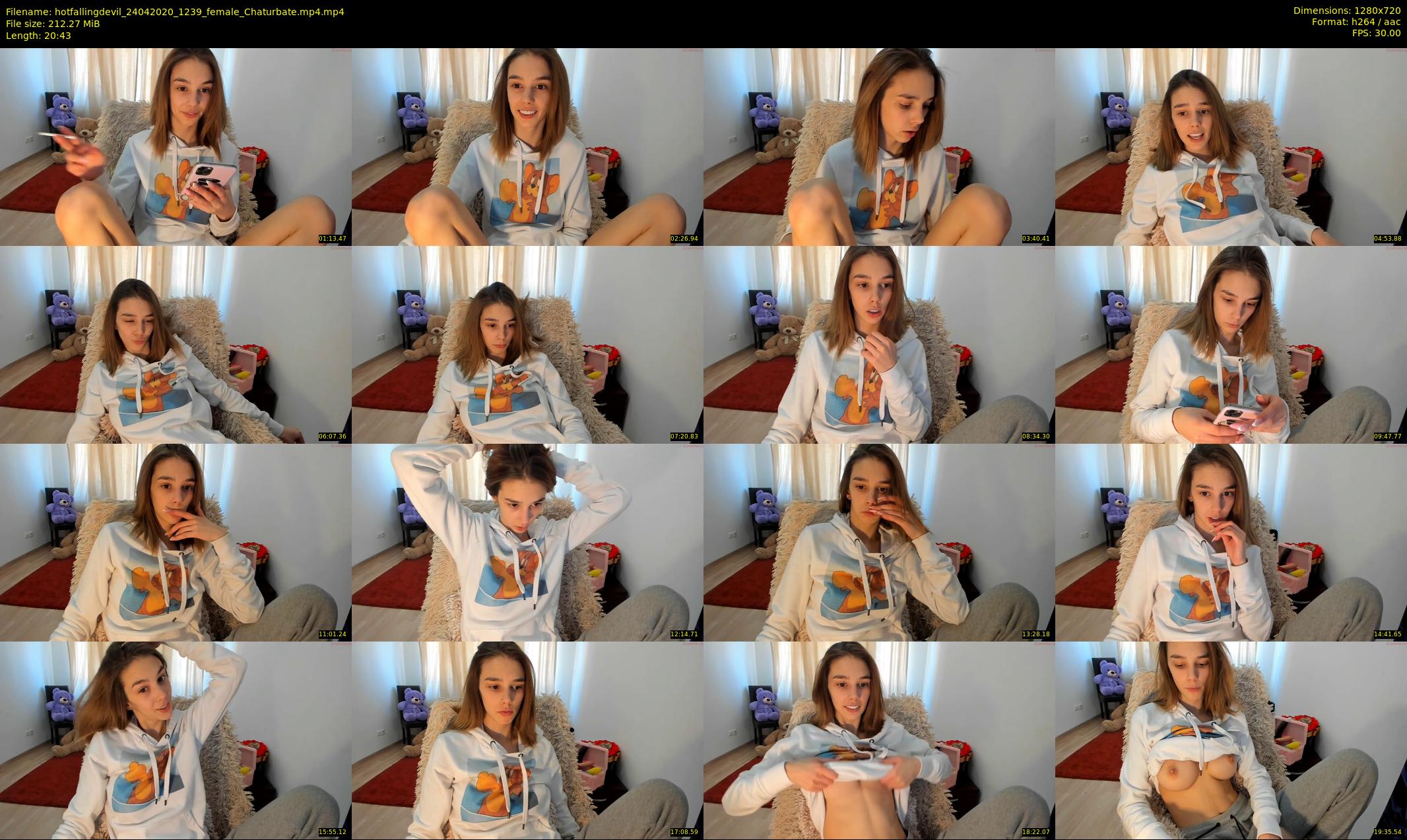 hotfallingdevil — 21 minute Chaturbate female cam show recording, 720p, Apr 24, 2020