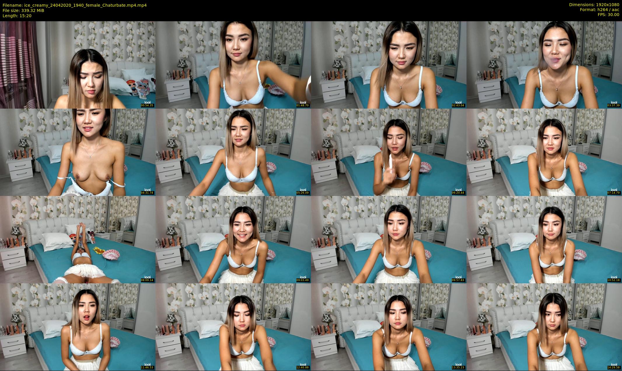 ice_creamy — 16 minute Chaturbate female cam show recording, 1080p, Apr 24, 2020