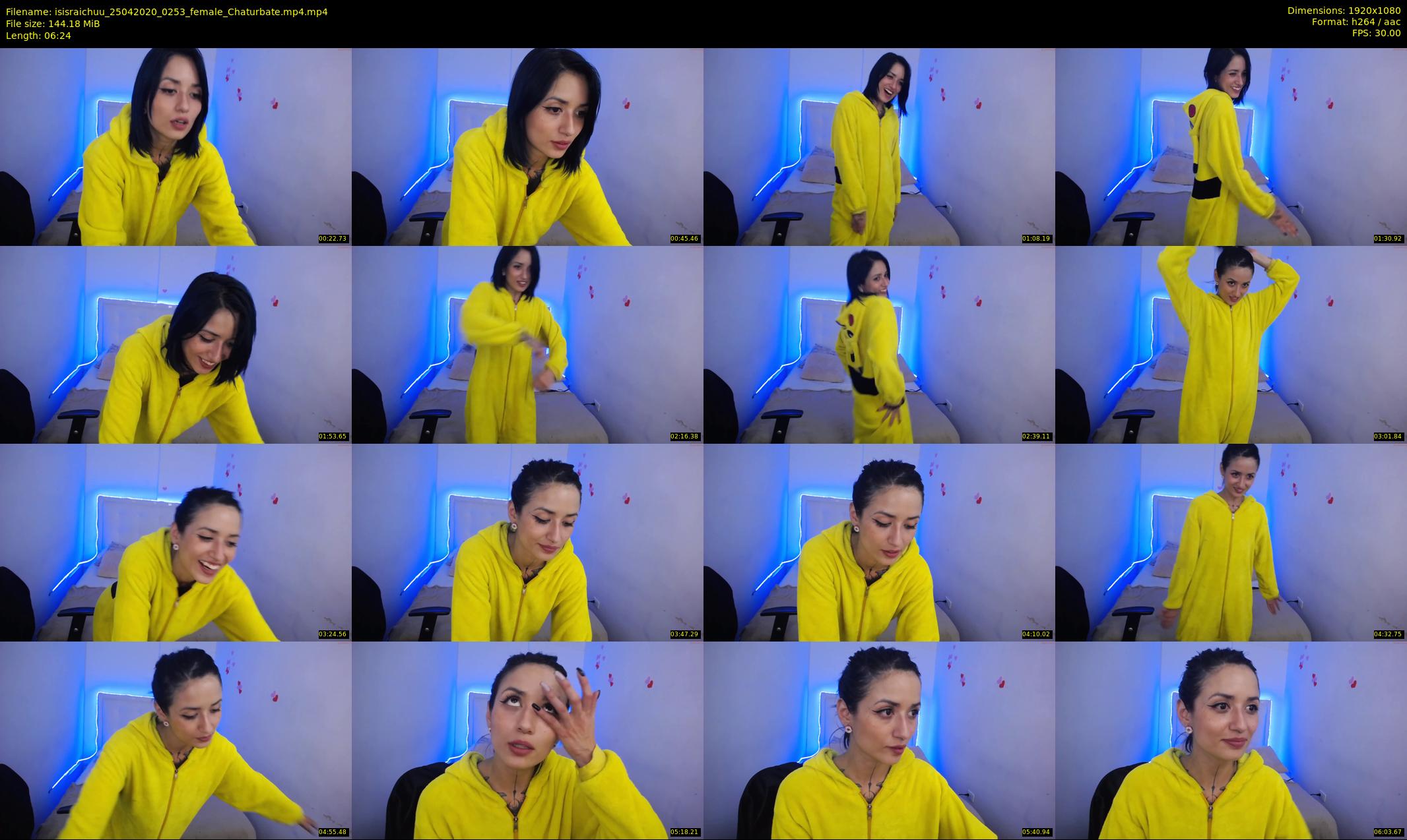 isisraichuu — 7 minute Chaturbate female cam show recording, 1080p, Apr 25, 2020