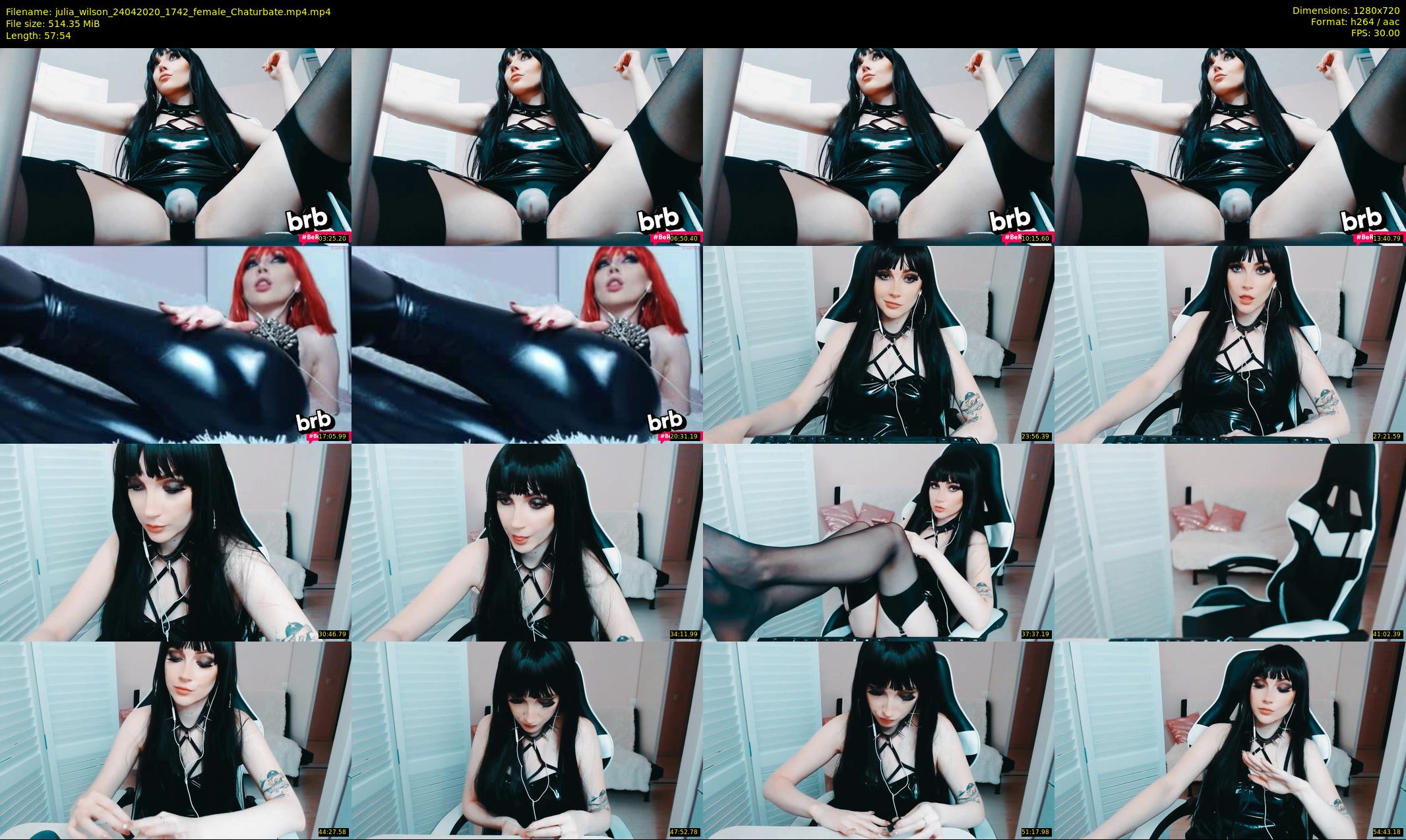 julia_wilson — 58 minute Chaturbate female cam show recording, 720p, Apr 24, 2020