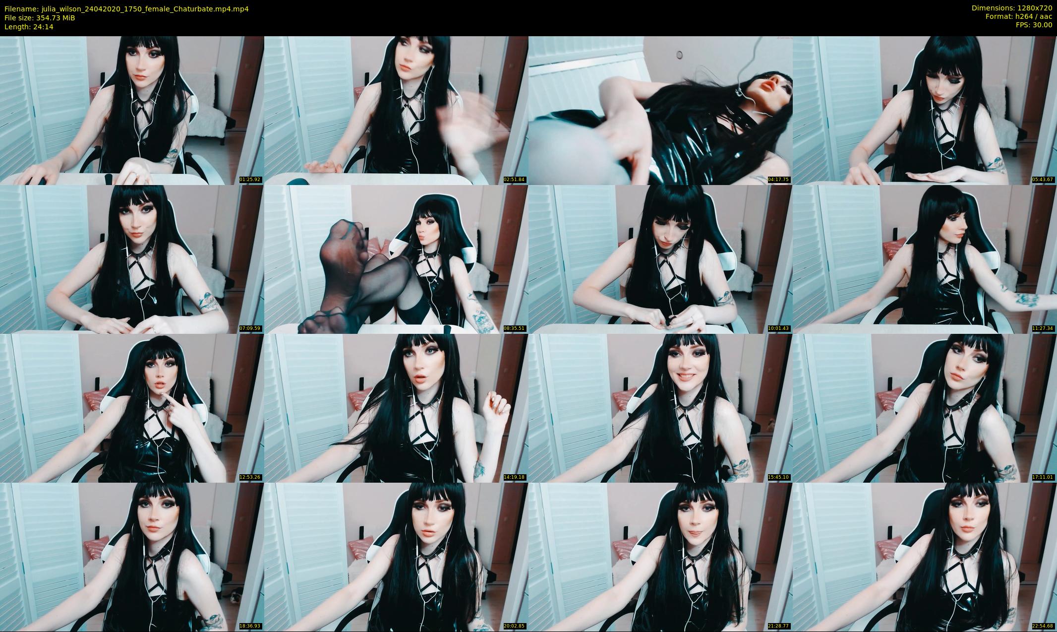 julia_wilson — 25 minute Chaturbate female cam show recording, 720p, Apr 24, 2020