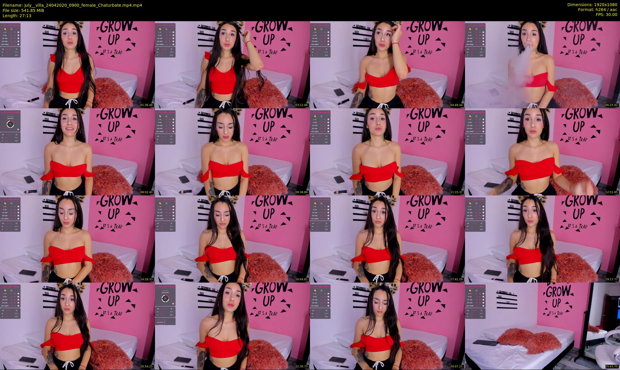 july__villa — 28 minute Chaturbate female cam show recording, 1080p, Apr 24, 2020