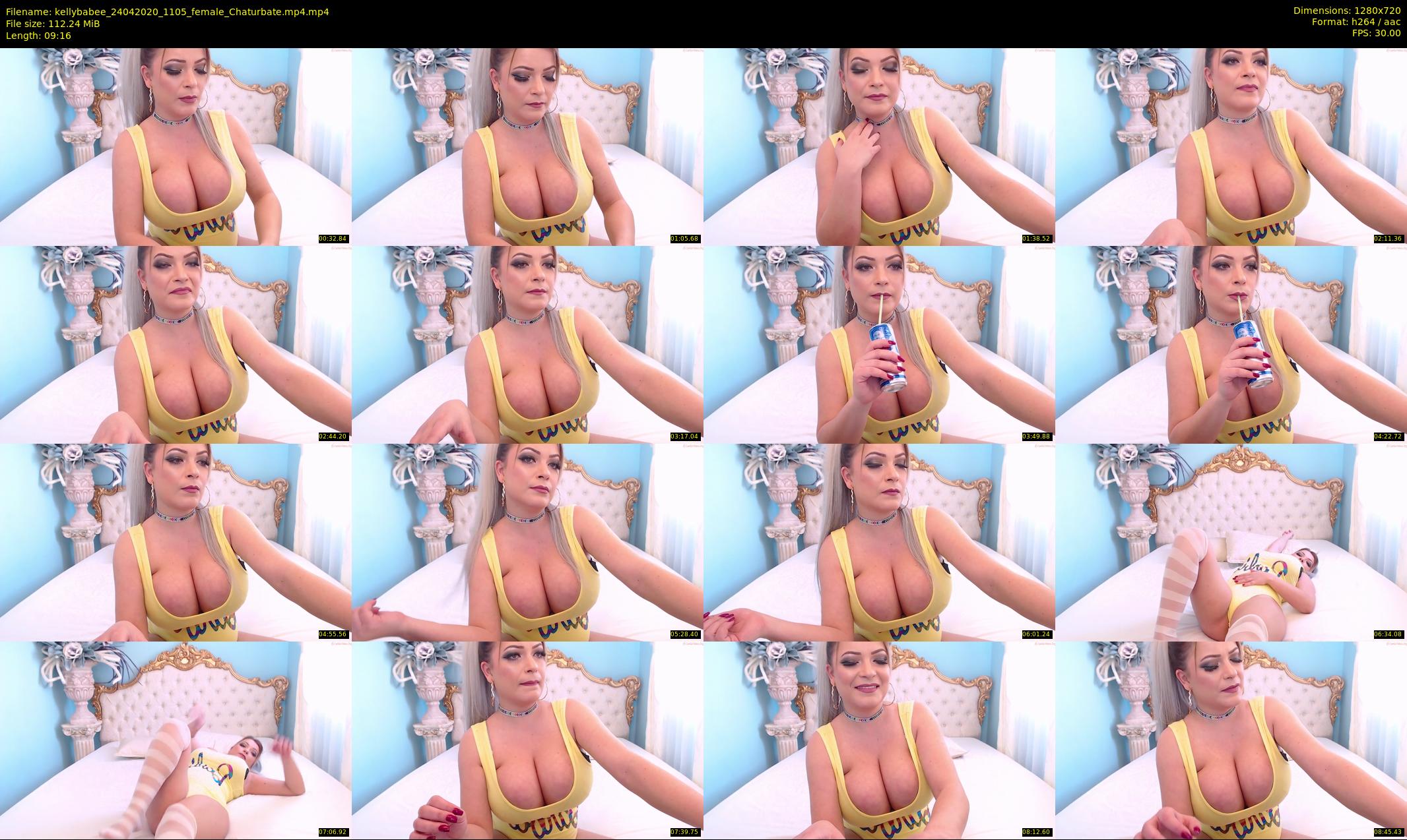 kellybabee — 10 minute Chaturbate female cam show recording, 720p, Apr 24, 2020