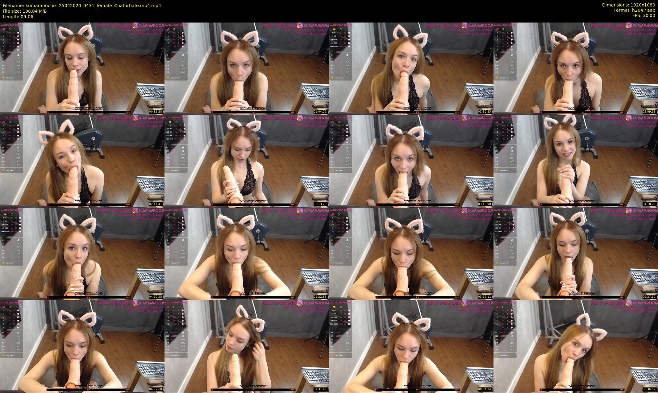 kumamonchik — 10 minute Chaturbate couple cam show recording, 1080p, Apr 25, 2020