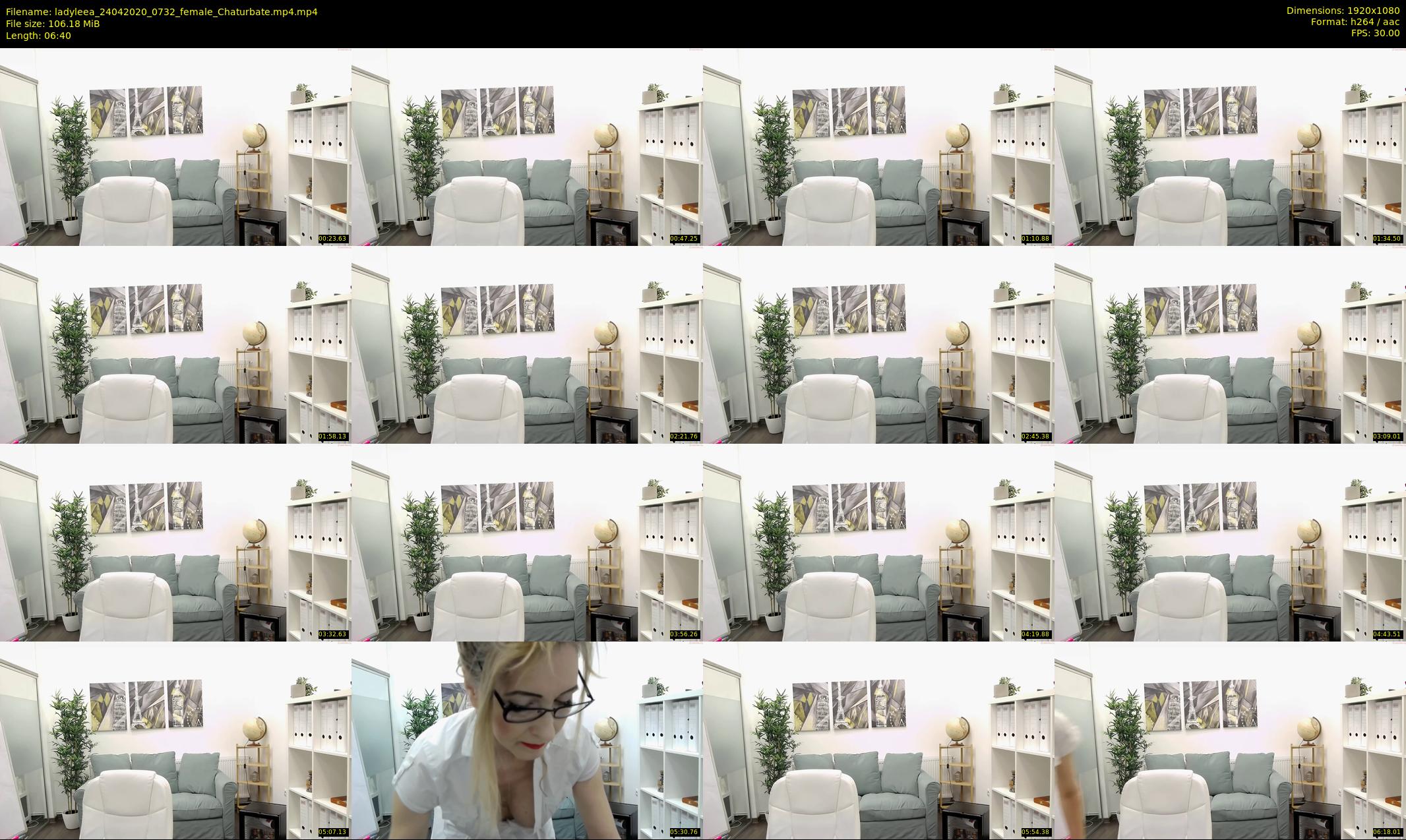 ladyleea — 7 minute Chaturbate female cam show recording, 1080p, Apr 24, 2020