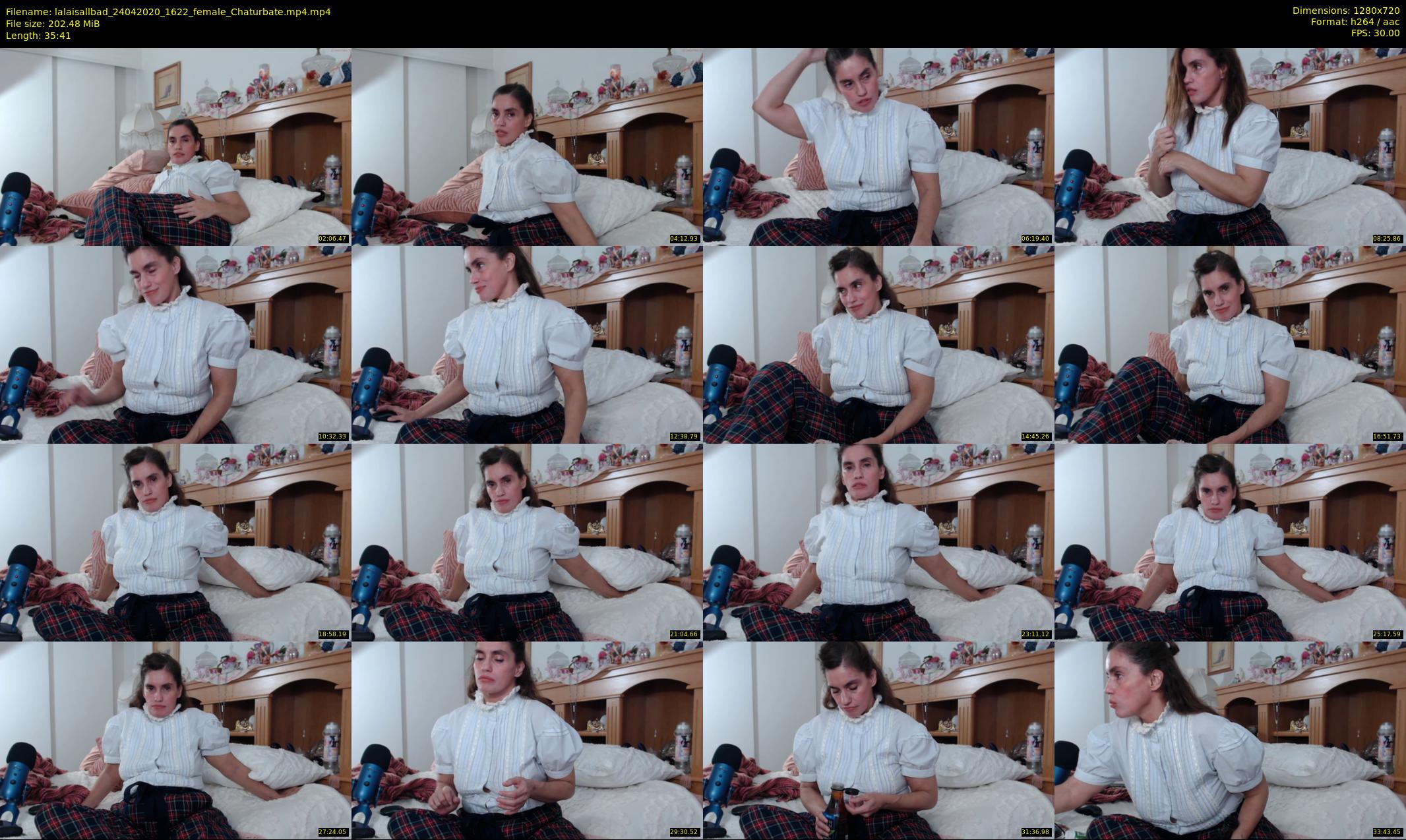 lalaisallbad — 36 minute Chaturbate female cam show recording, 720p, Apr 24, 2020