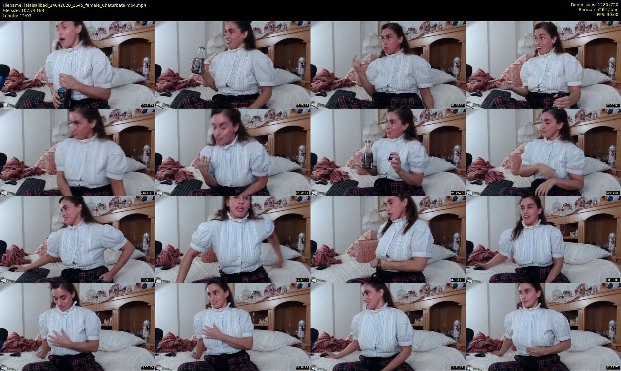 lalaisallbad — 13 minute Chaturbate female cam show recording, 720p, Apr 24, 2020