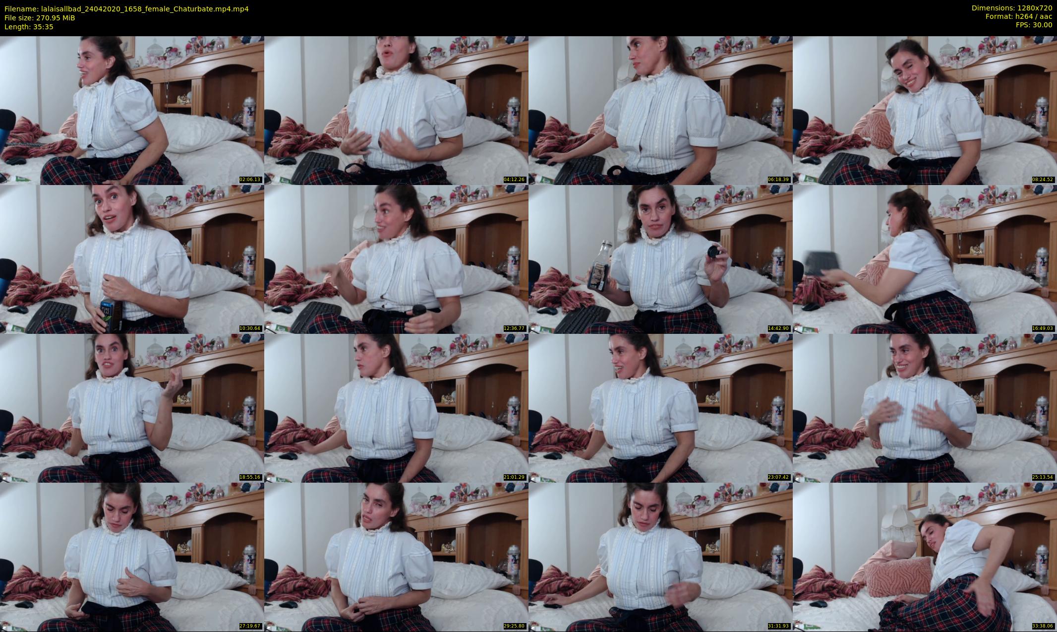 lalaisallbad — 36 minute Chaturbate female cam show recording, 720p, Apr 24, 2020