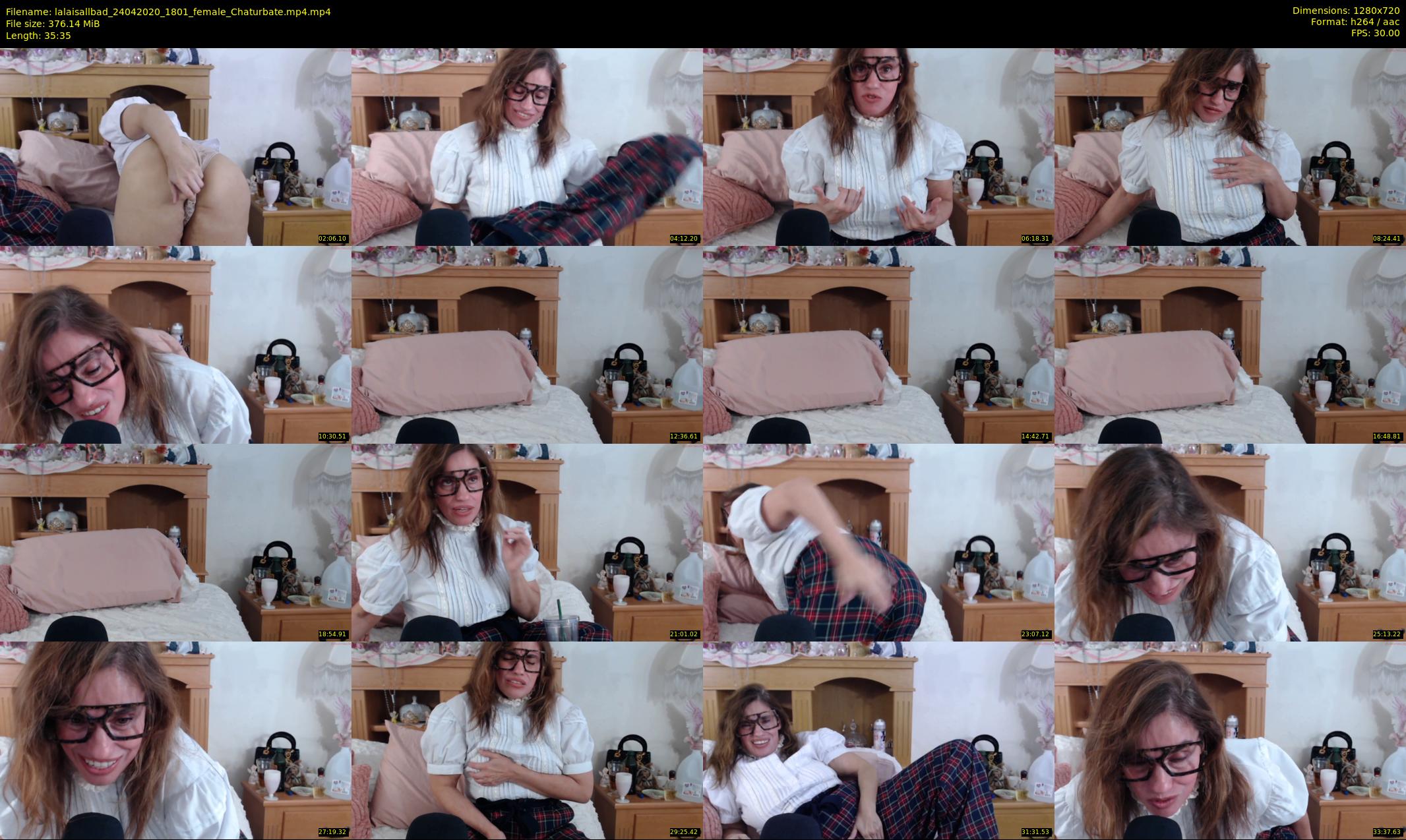 lalaisallbad — 36 minute Chaturbate female cam show recording, 720p, Apr 24, 2020