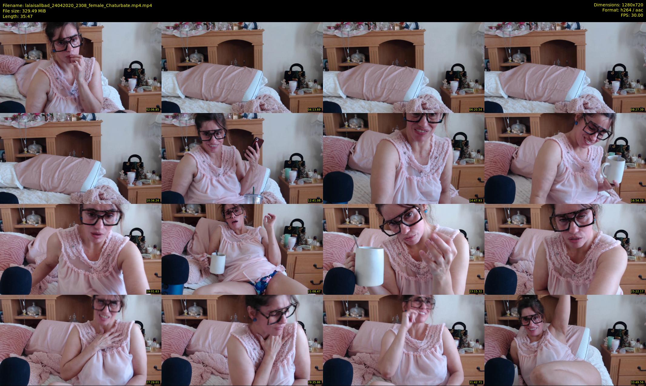 lalaisallbad — 36 minute Chaturbate female cam show recording, 720p, Apr 24, 2020