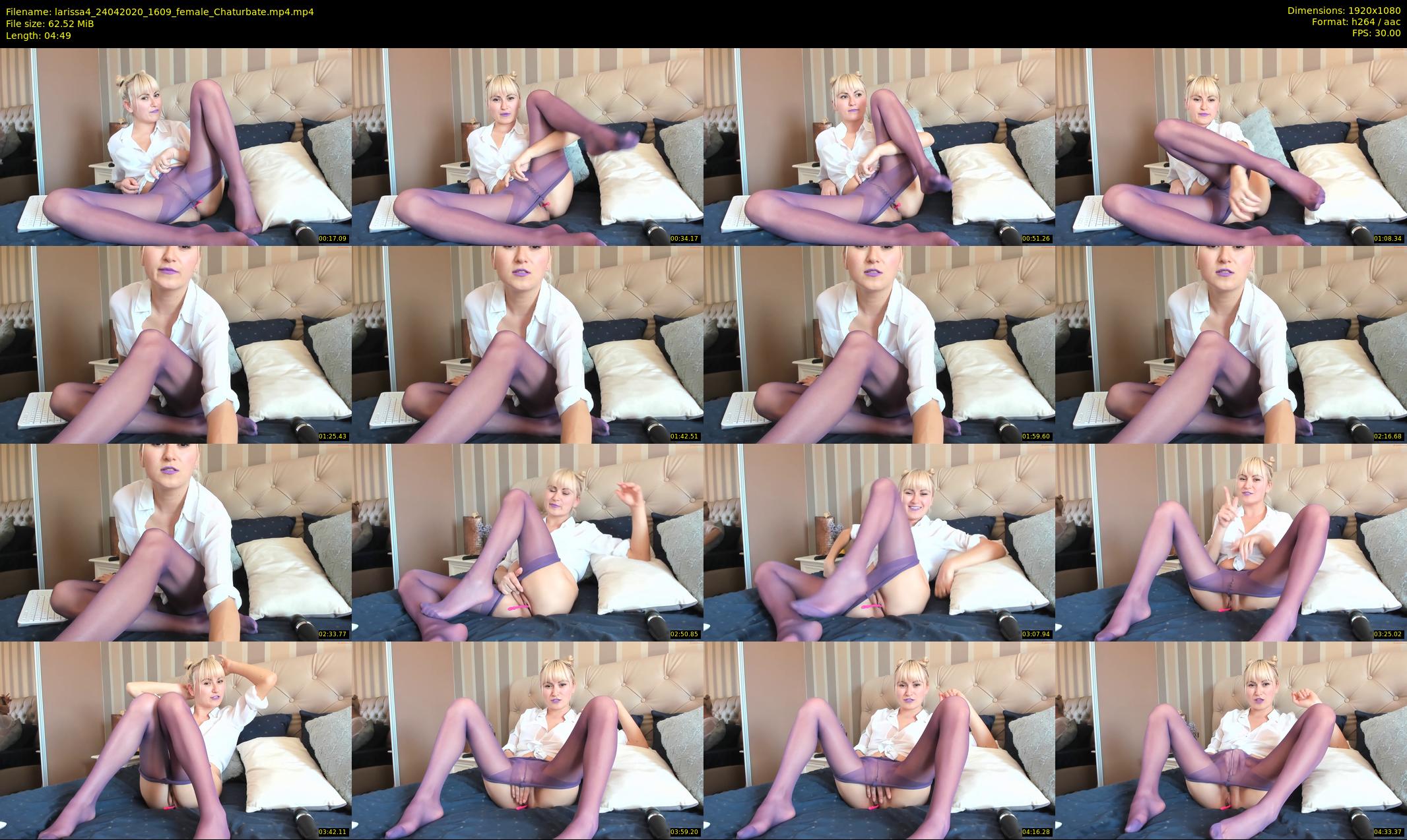 larissa4 — 5 minute Chaturbate female cam show recording, 1080p, Apr 24, 2020