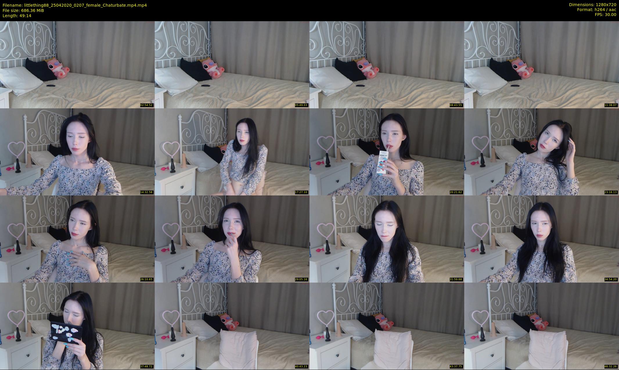 littlething88 — 50 minute Chaturbate female cam show recording, 720p, Apr 25, 2020