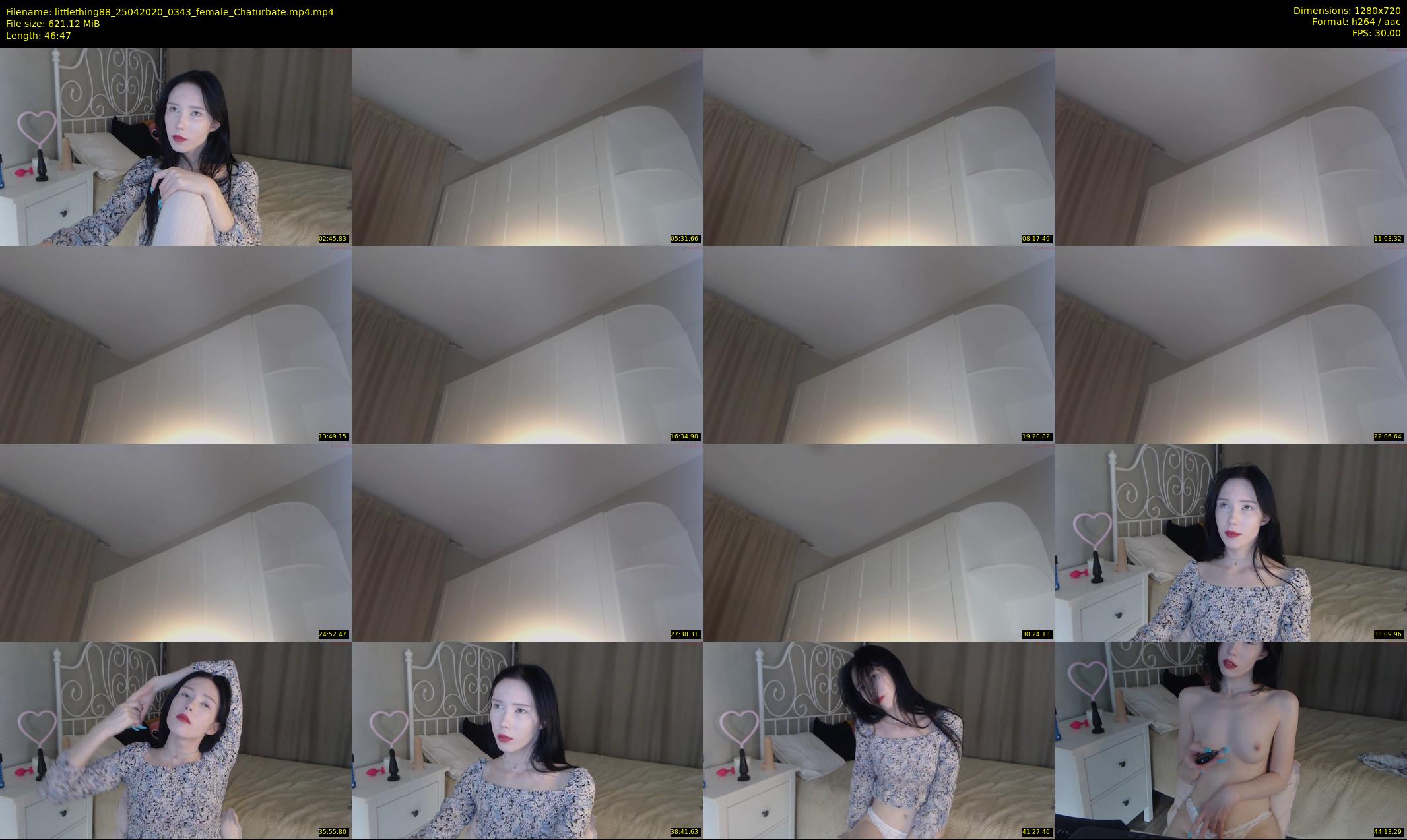 littlething88 — 47 minute Chaturbate female cam show recording, 720p, Apr 25, 2020
