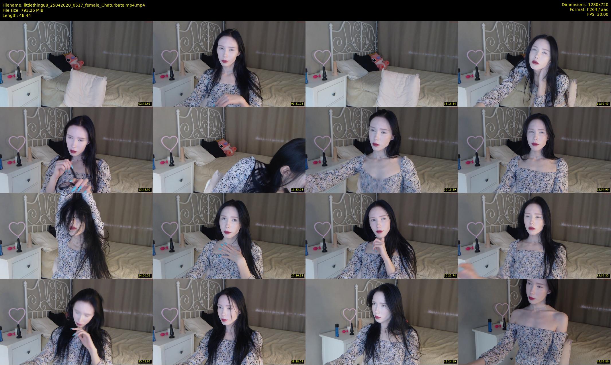 littlething88 — 47 minute Chaturbate female cam show recording, 720p, Apr 25, 2020