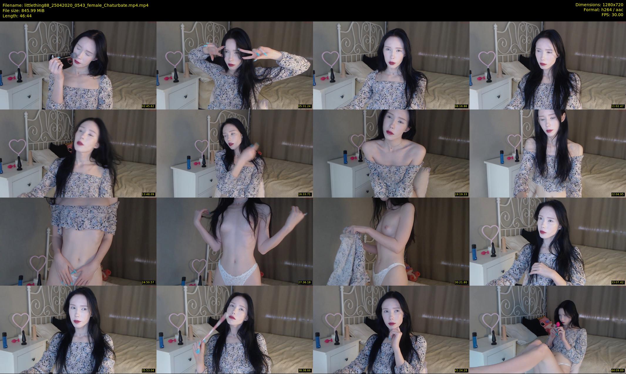 littlething88 — 47 minute Chaturbate female cam show recording, 720p, Apr 25, 2020