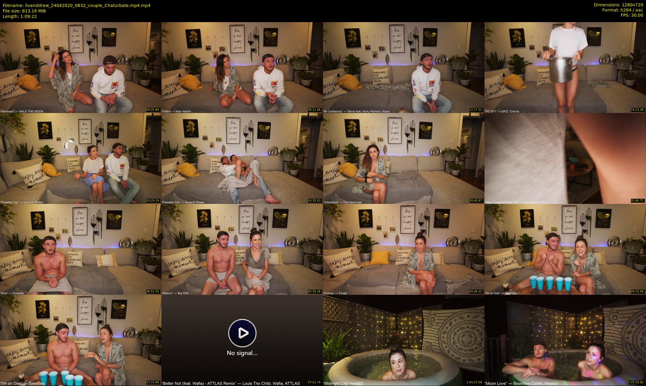 livanddrew — 70 minute Chaturbate couple cam show recording, 720p, Apr 24, 2020