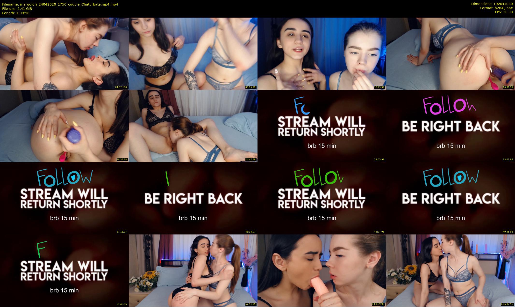 margolori — 70 minute Chaturbate couple cam show recording, 1080p, Apr 24, 2020