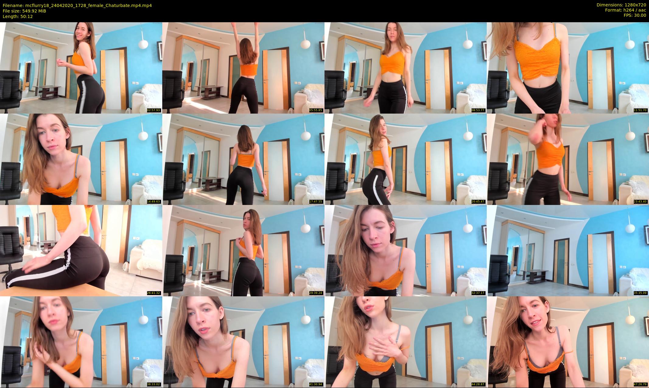 mcflurry18 — 51 minute Chaturbate female cam show recording, 720p, Apr 24, 2020