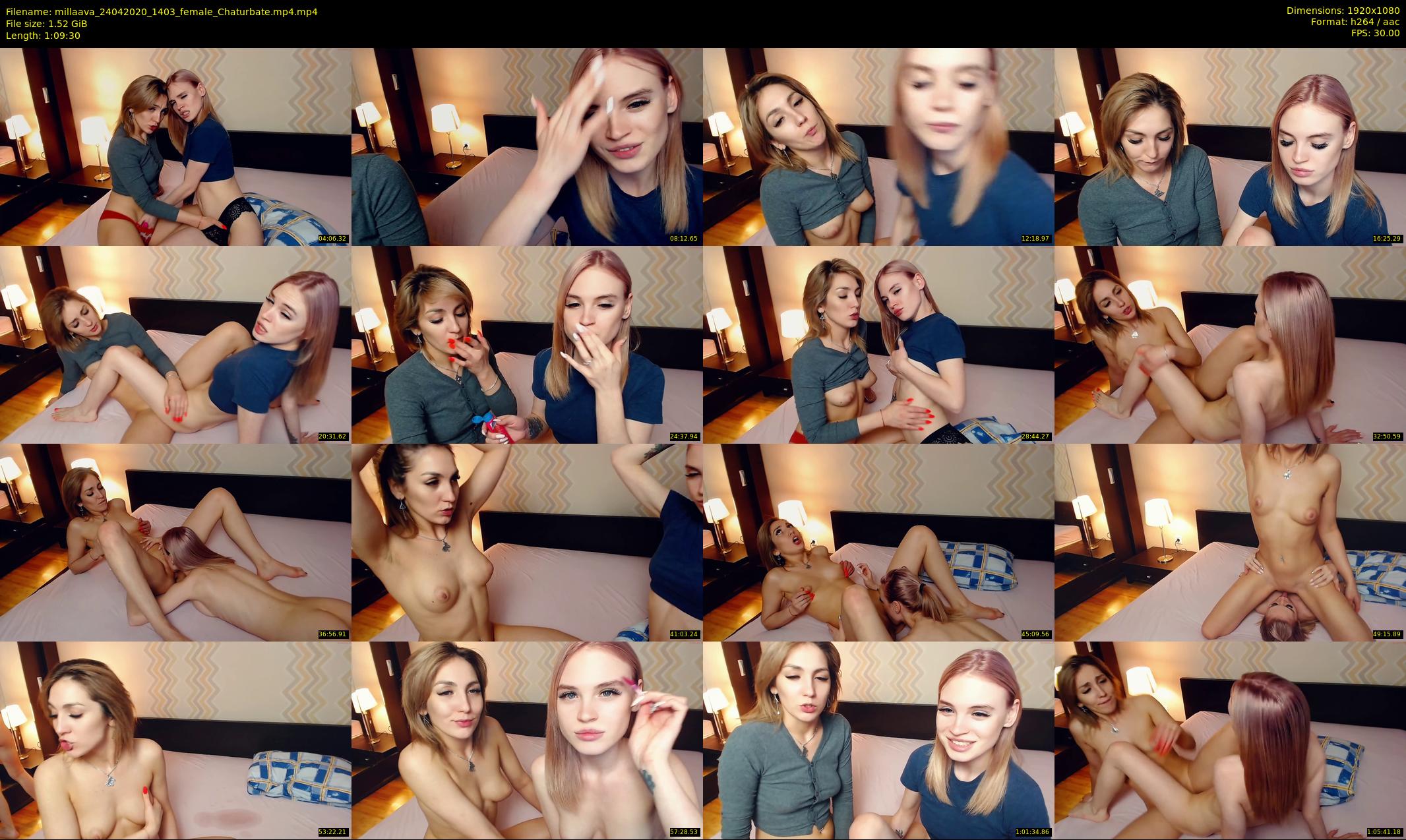 millaava — 70 minute Chaturbate female cam show recording, 1080p, Apr 24, 2020
