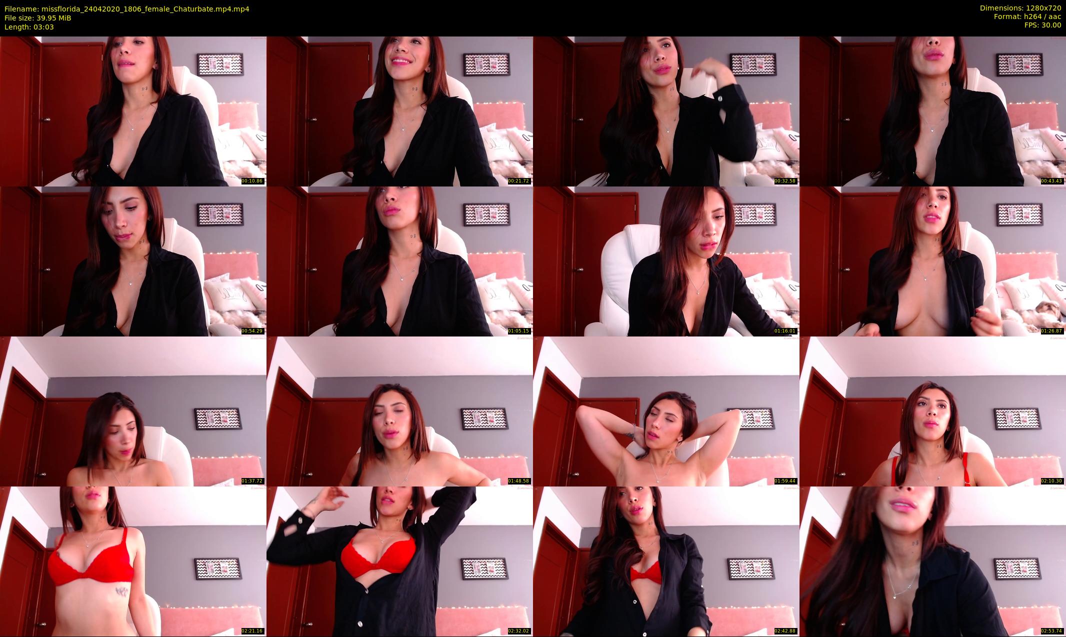 missflorida — 4 minute Chaturbate female cam show recording, 720p, Apr 24, 2020