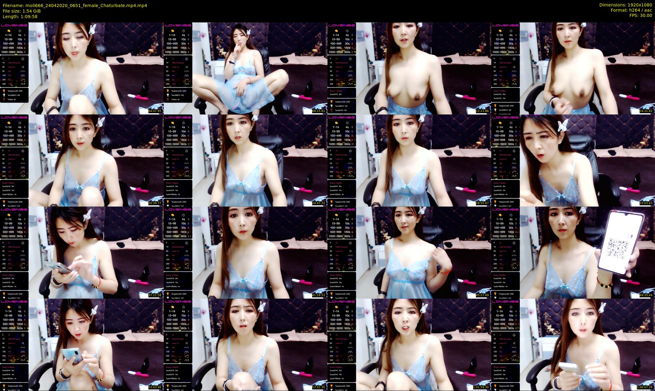 moli666 — 70 minute Chaturbate female cam show recording, 1080p, Apr 24, 2020