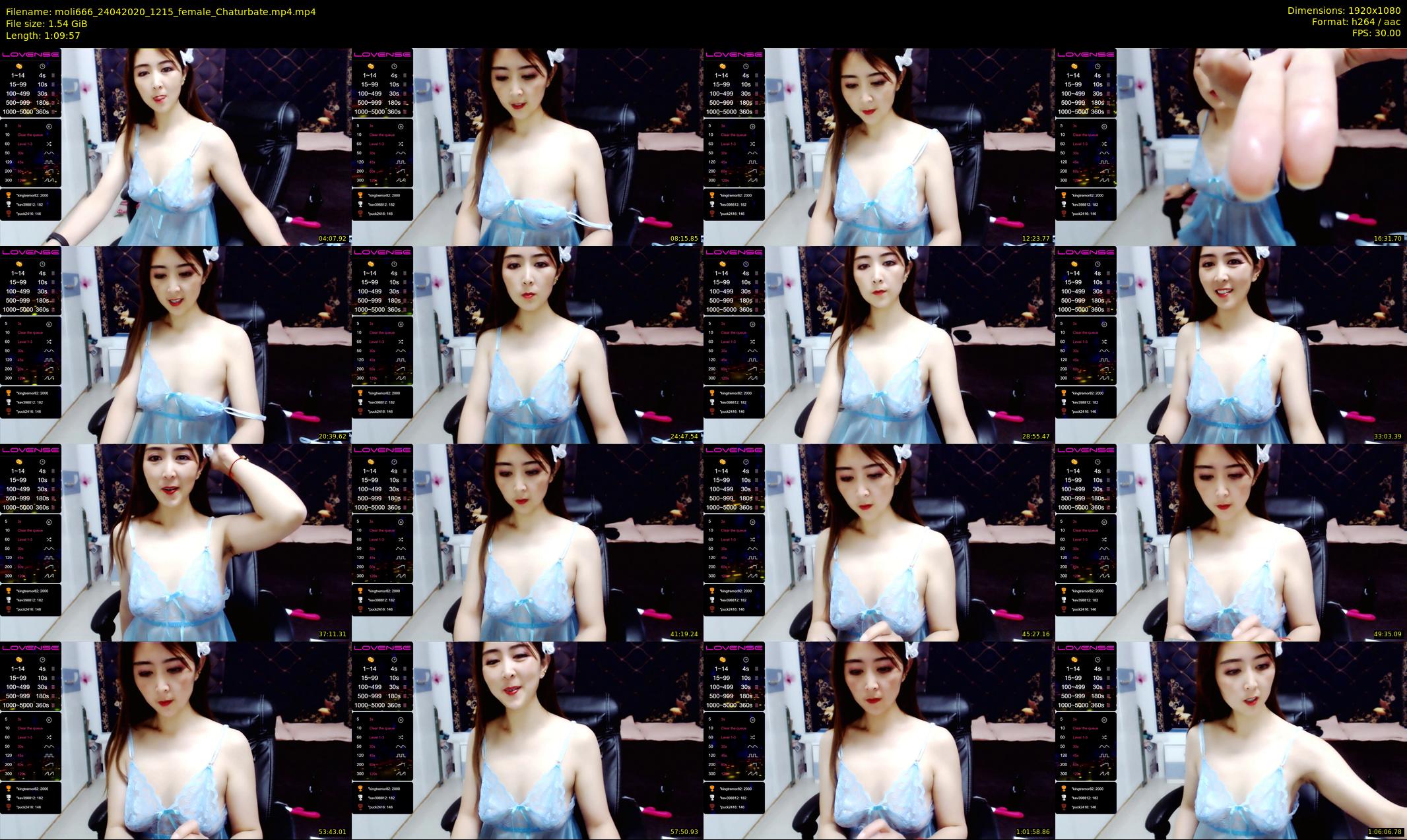 moli666 — 70 minute Chaturbate female cam show recording, 1080p, Apr 24, 2020