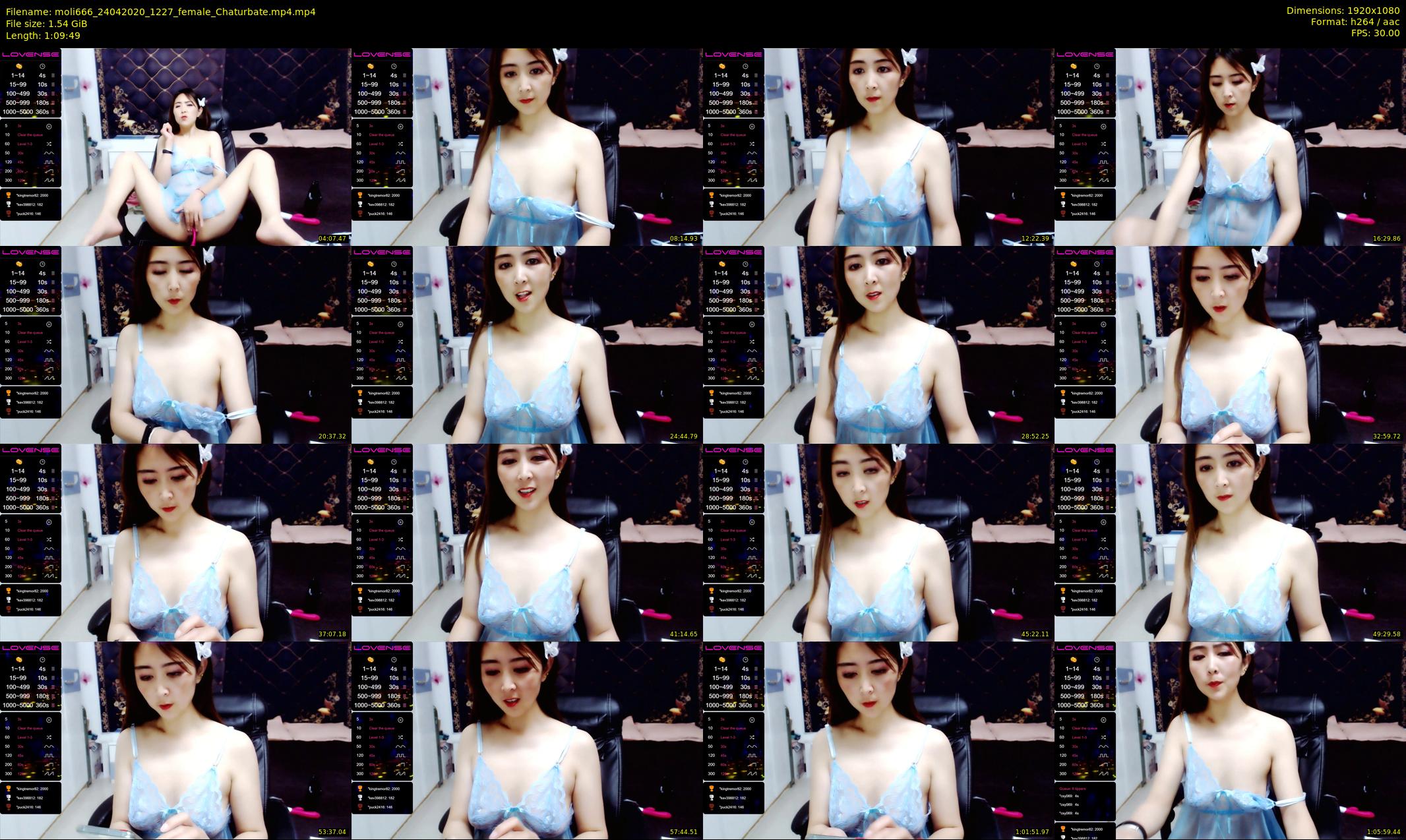 moli666 — 70 minute Chaturbate female cam show recording, 1080p, Apr 24, 2020