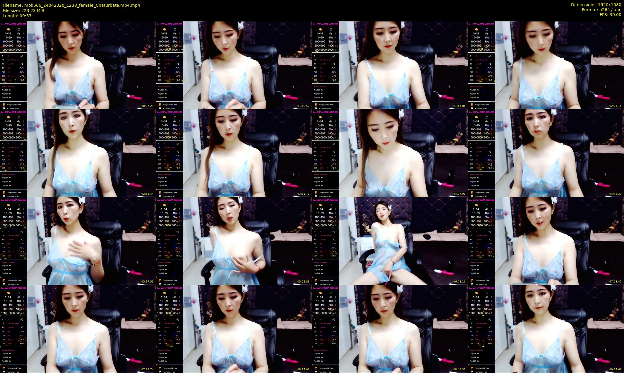 moli666 — 10 minute Chaturbate female cam show recording, 1080p, Apr 24, 2020
