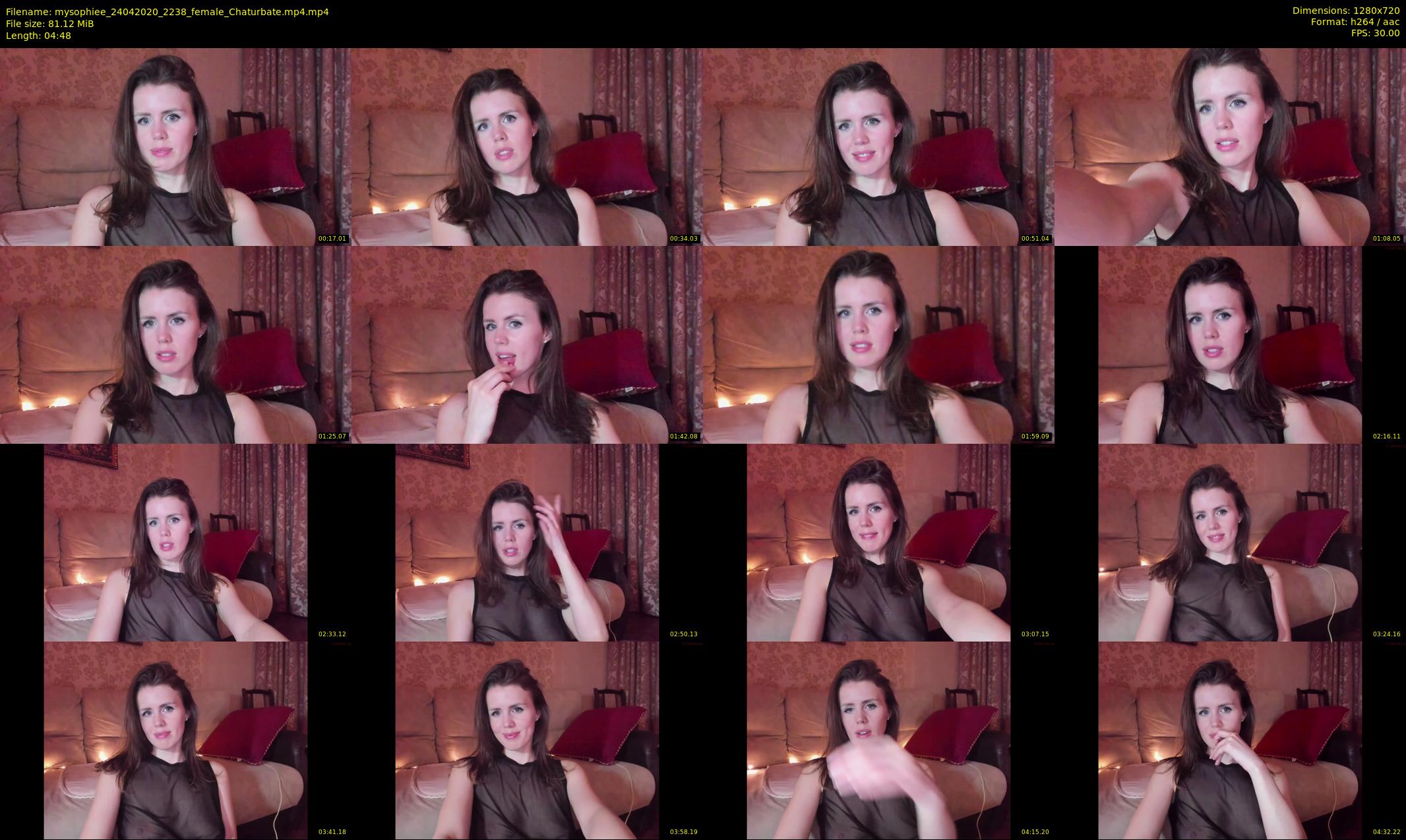 mysophiee — 5 minute Chaturbate female cam show recording, 720p, Apr 24, 2020