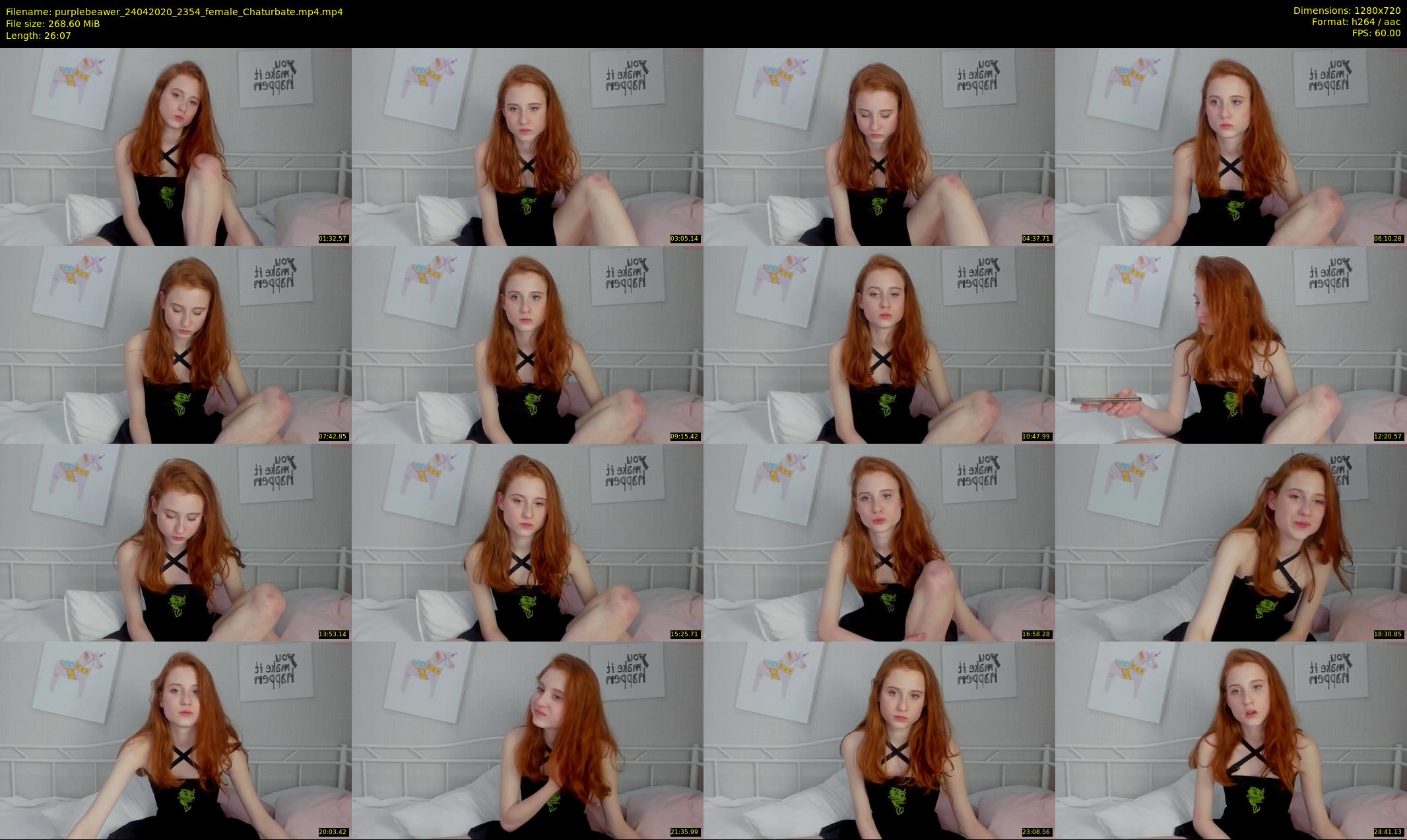 purplebeawer — 27 minute Chaturbate female cam show recording, 720p, Apr 24, 2020