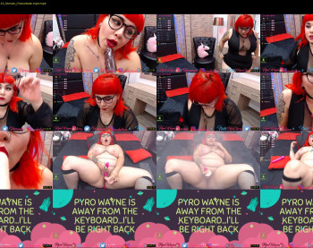 pyrowayne — 54 minute Chaturbate female cam show recording, 720p, Apr 25, 2020