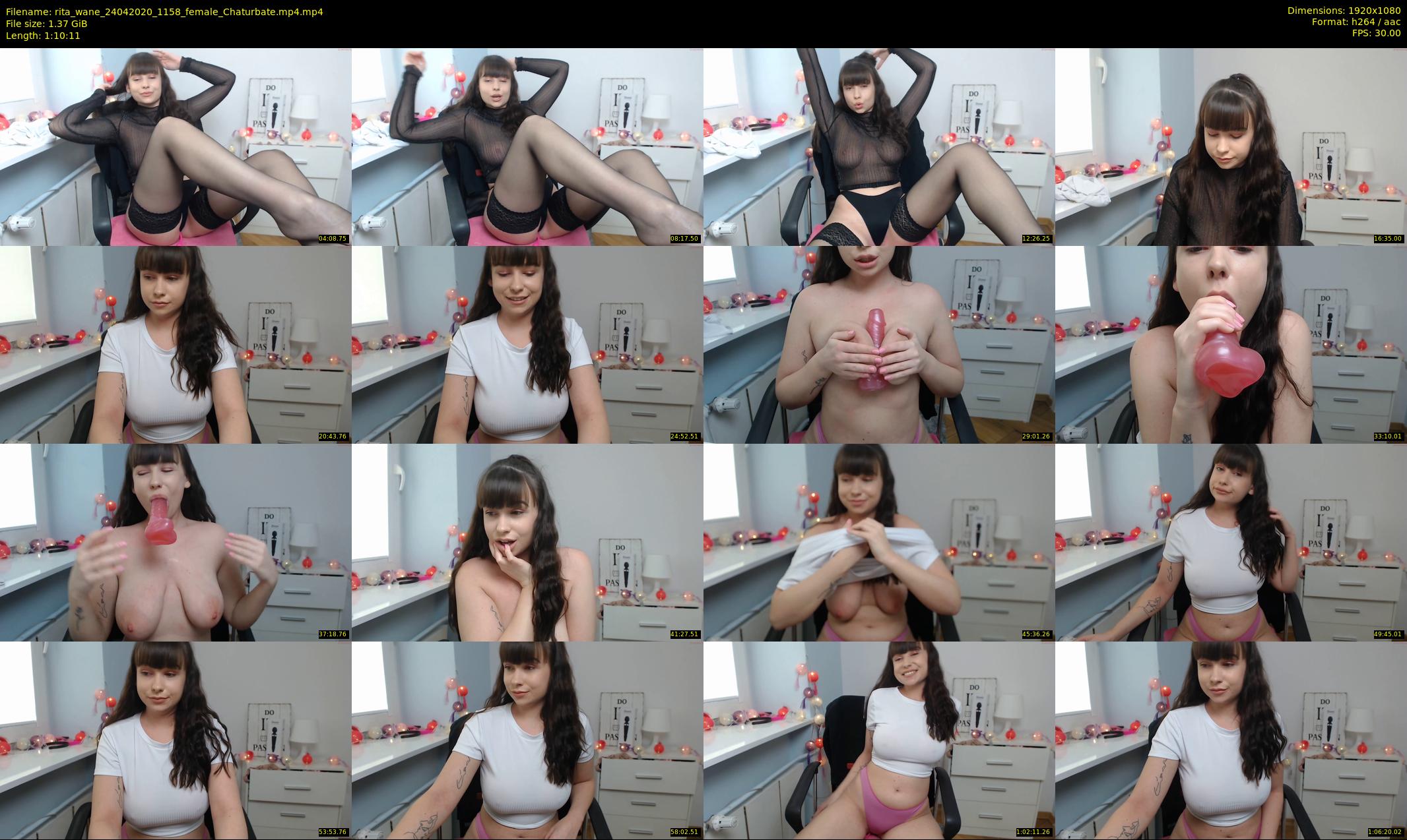rita_wane — 71 minute Chaturbate female cam show recording, 1080p, Apr 24, 2020