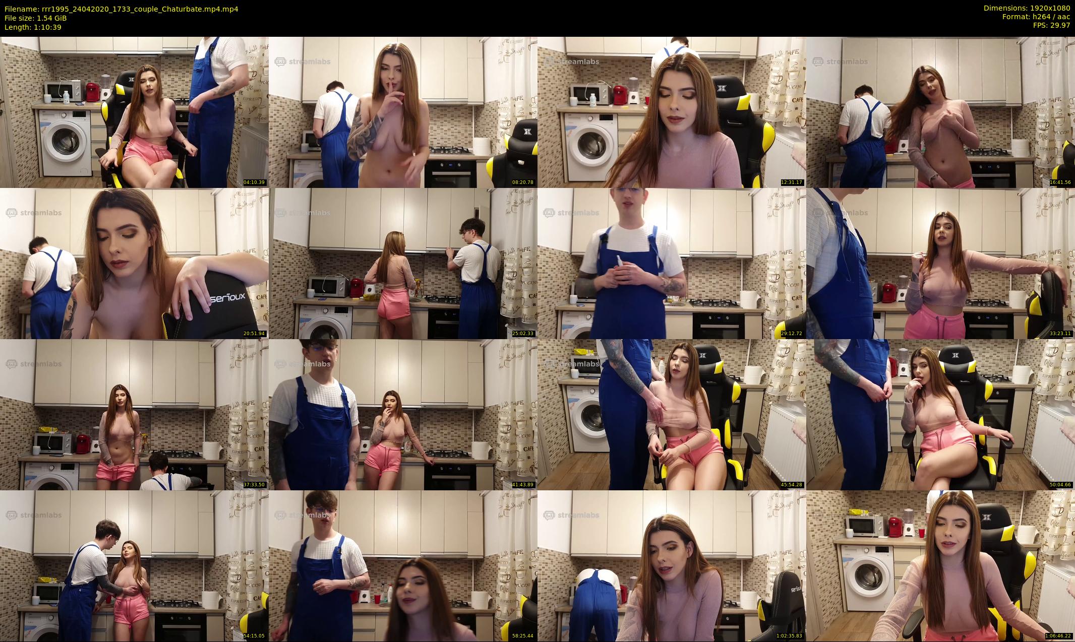 rrr1995 — 71 minute Chaturbate couple cam show recording, 1080p, Apr 24, 2020