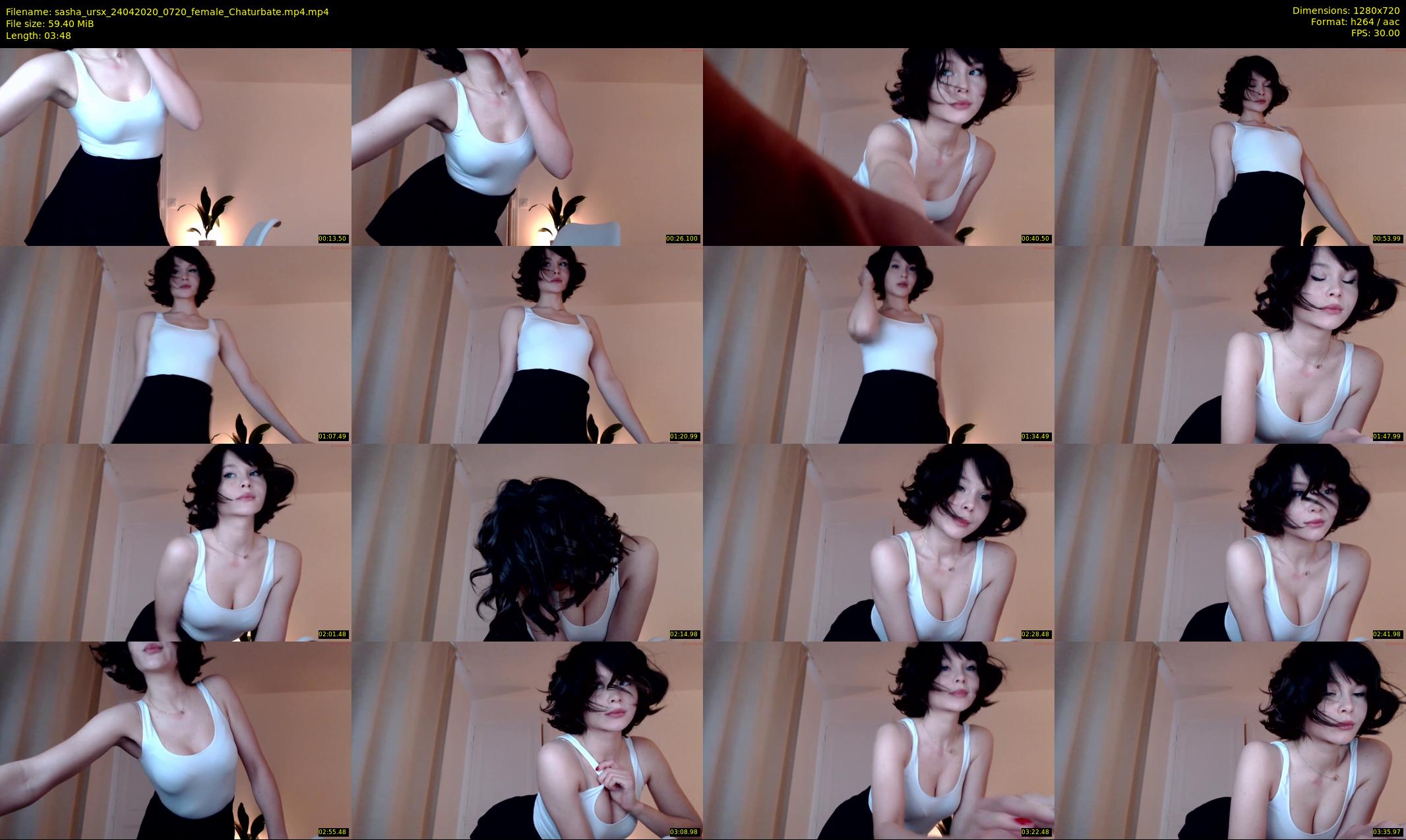 sasha_ursx — 4 minute Chaturbate female cam show recording, 720p, Apr 24, 2020