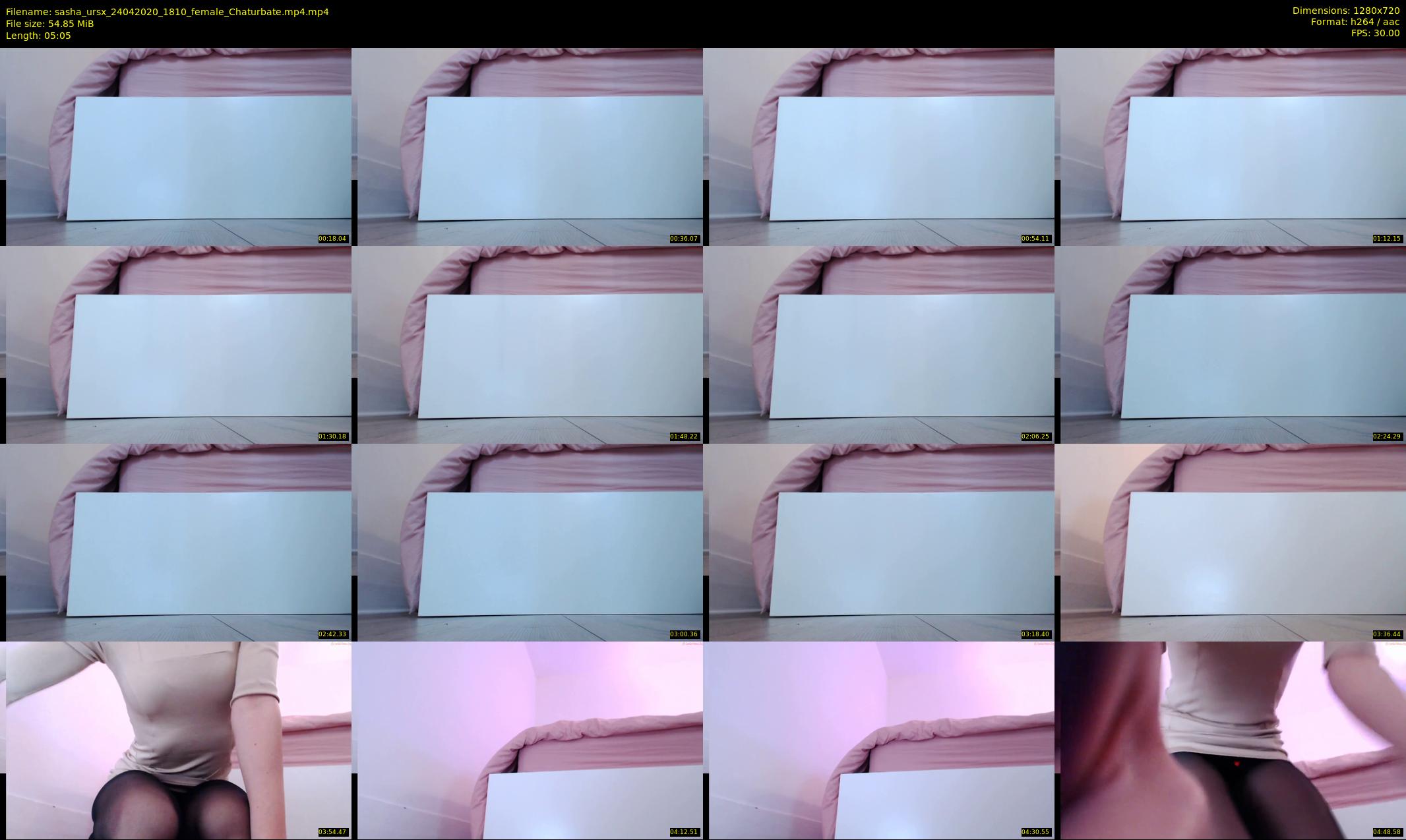 sasha_ursx — 6 minute Chaturbate female cam show recording, 720p, Apr 24, 2020