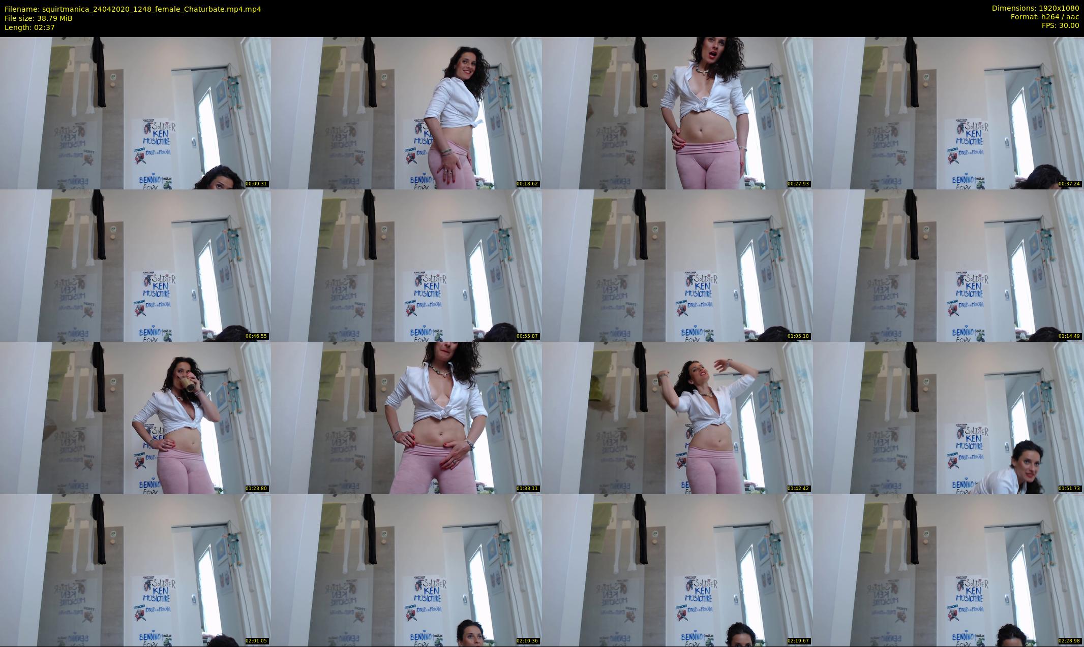 squirtmanica — 3 minute Chaturbate female cam show recording, 1080p, Apr 24, 2020