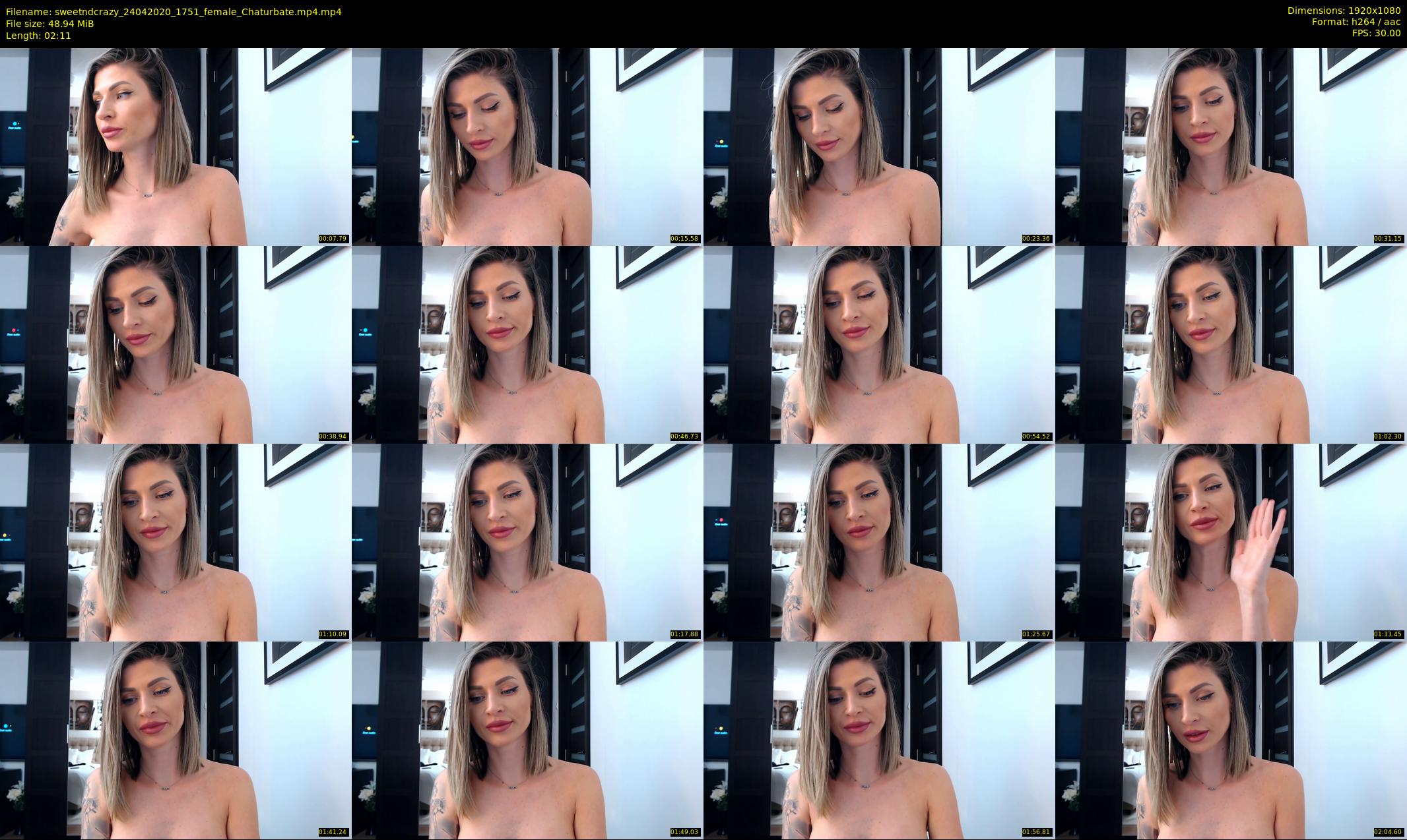 sweetndcrazy — 3 minute Chaturbate female cam show recording, 1080p, Apr 24, 2020