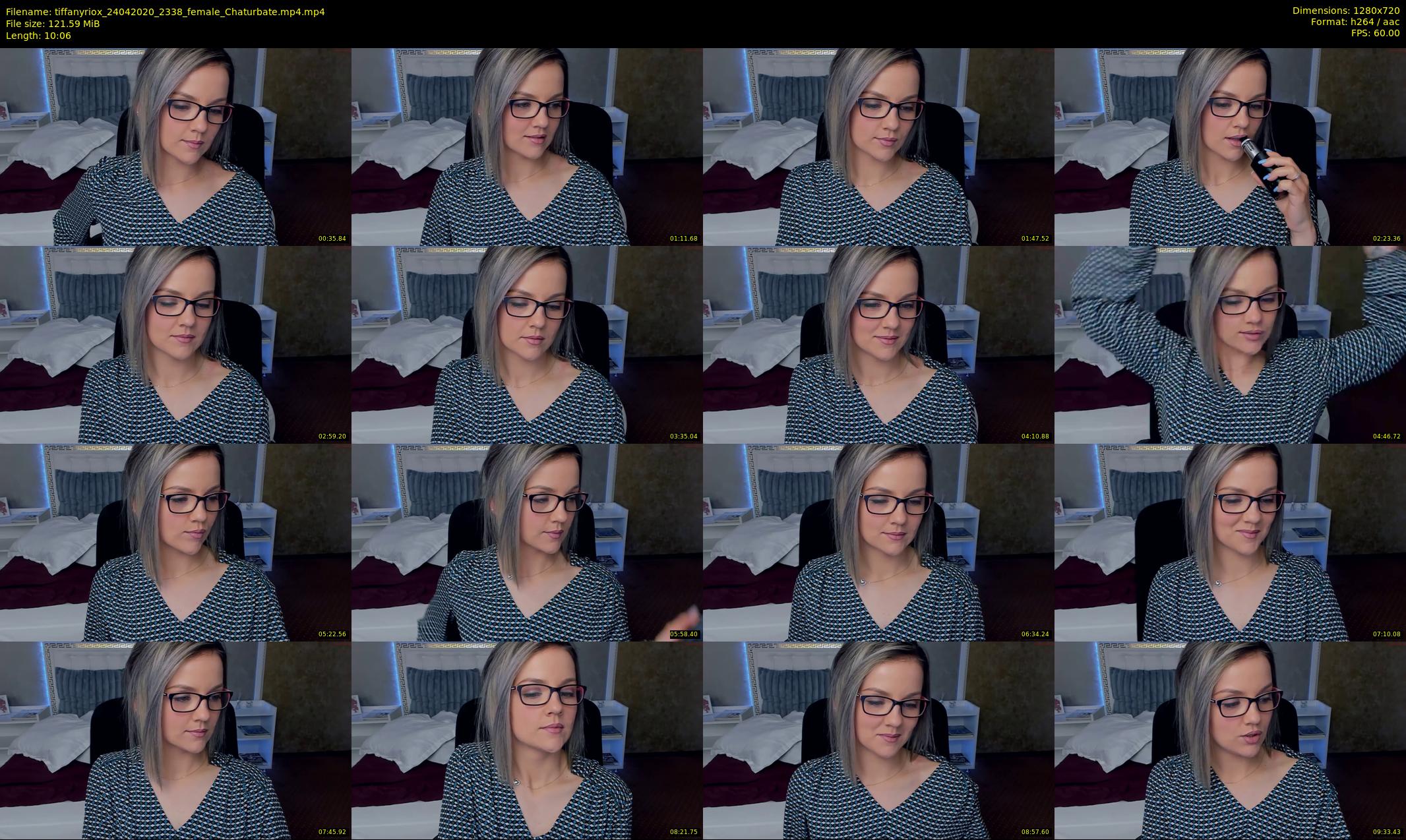 tiffanyriox — 11 minute Chaturbate female cam show recording, 720p, Apr 24, 2020