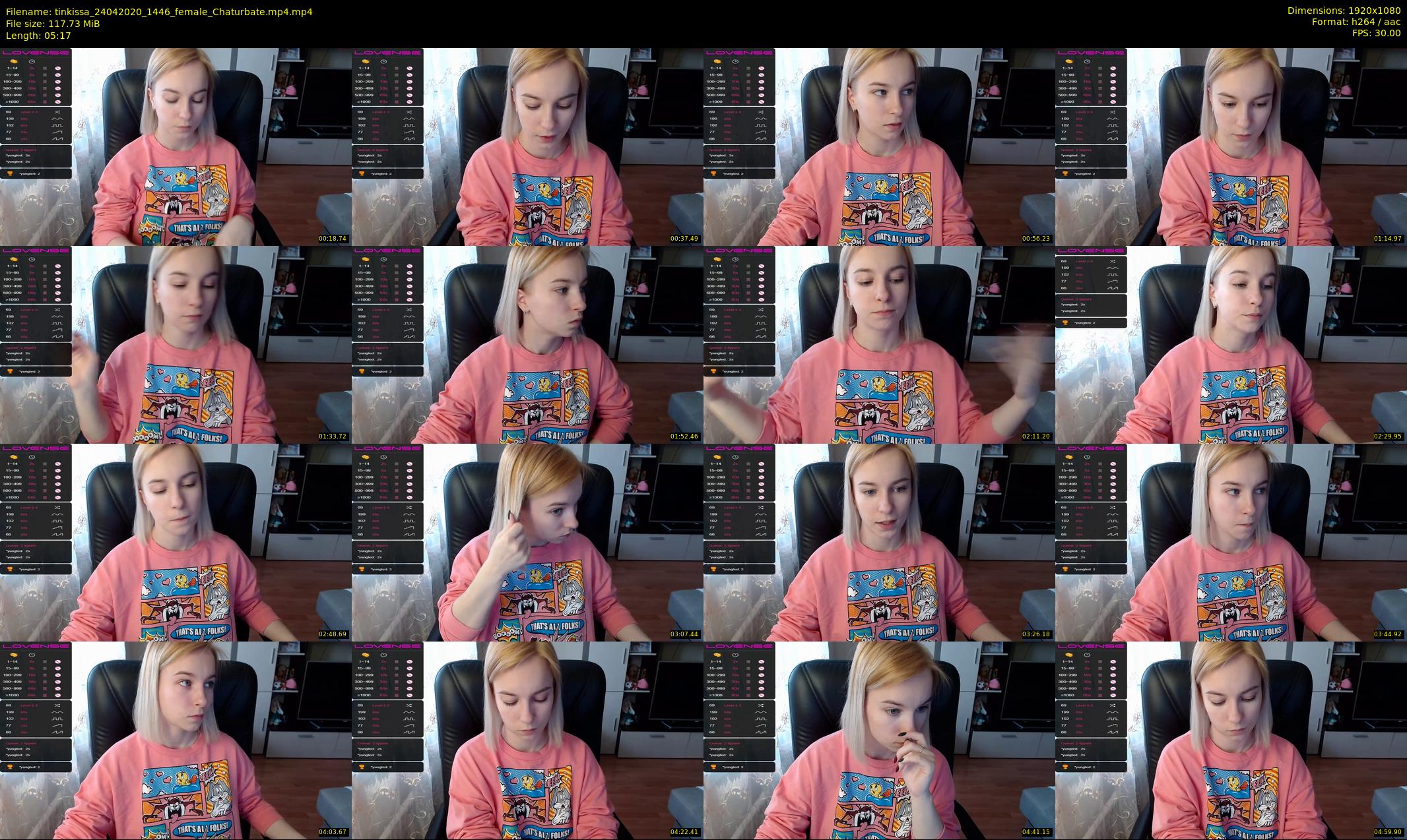 tinkissa — 6 minute Chaturbate couple cam show recording, 1080p, Apr 24, 2020