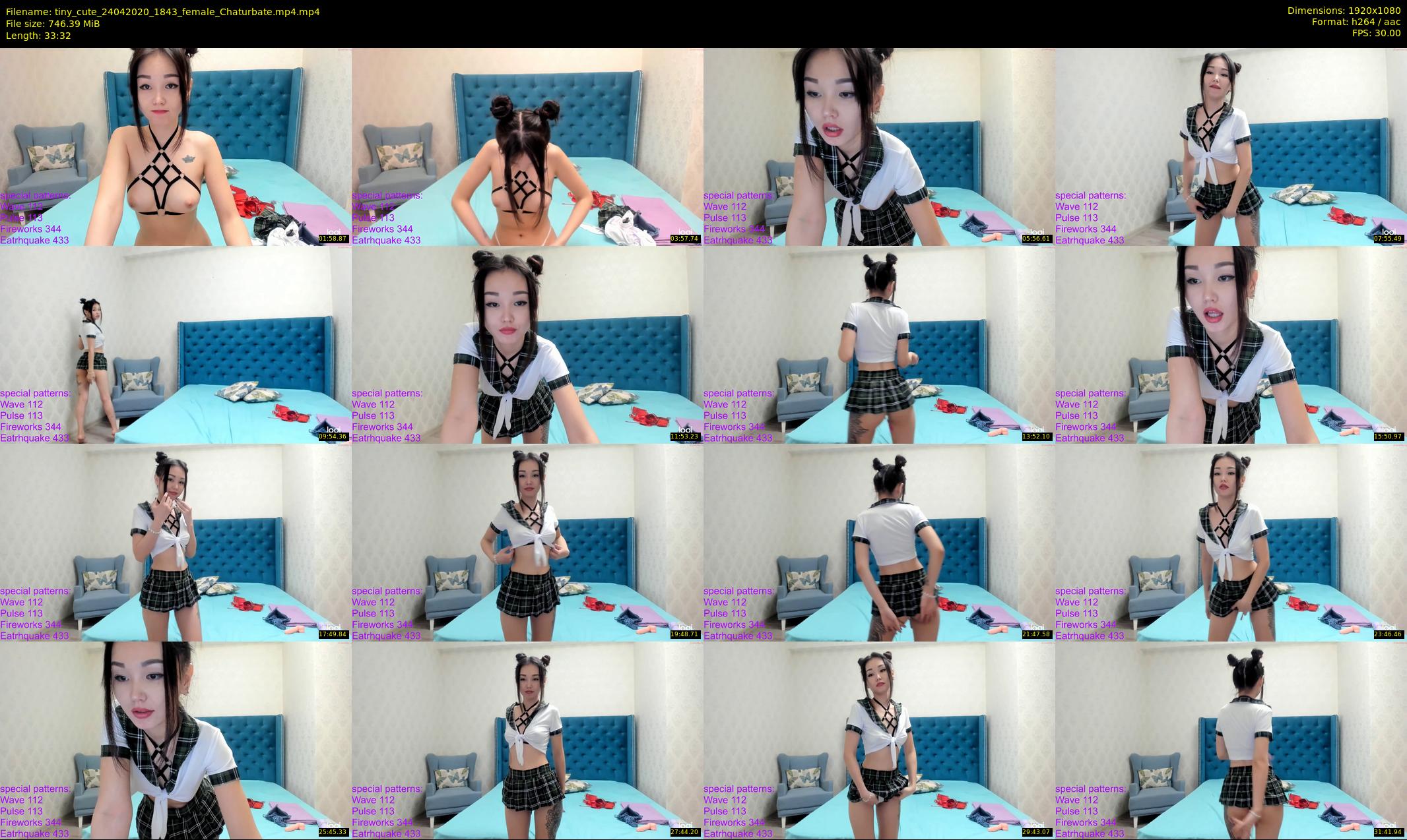 tiny_cute — 34 minute Chaturbate female cam show recording, 1080p, Apr 24, 2020