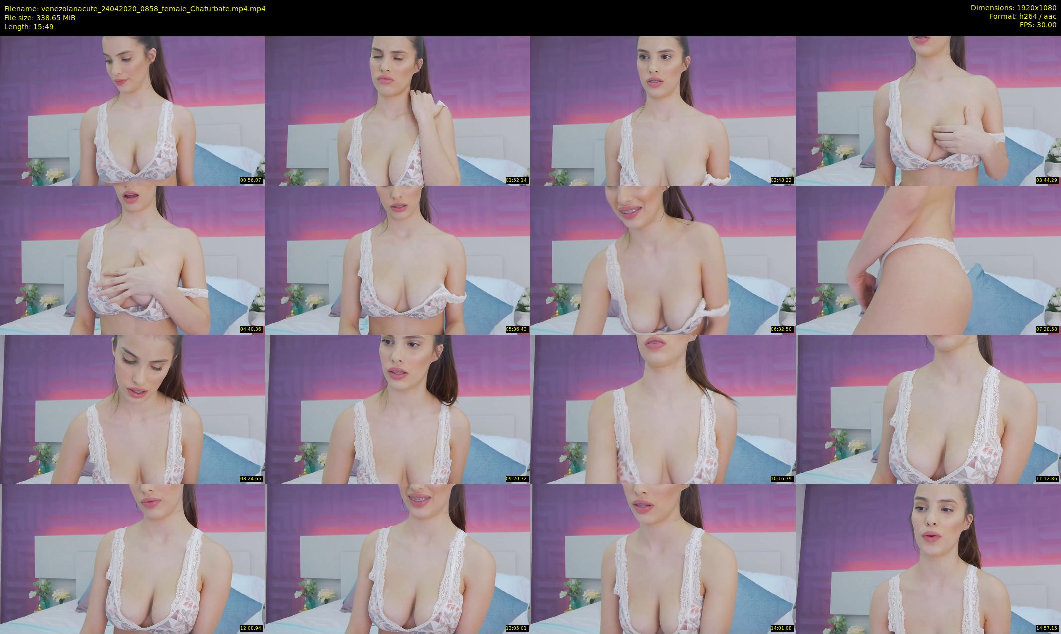 venezolanacute — 16 minute Chaturbate female cam show recording, 1080p, Apr 24, 2020