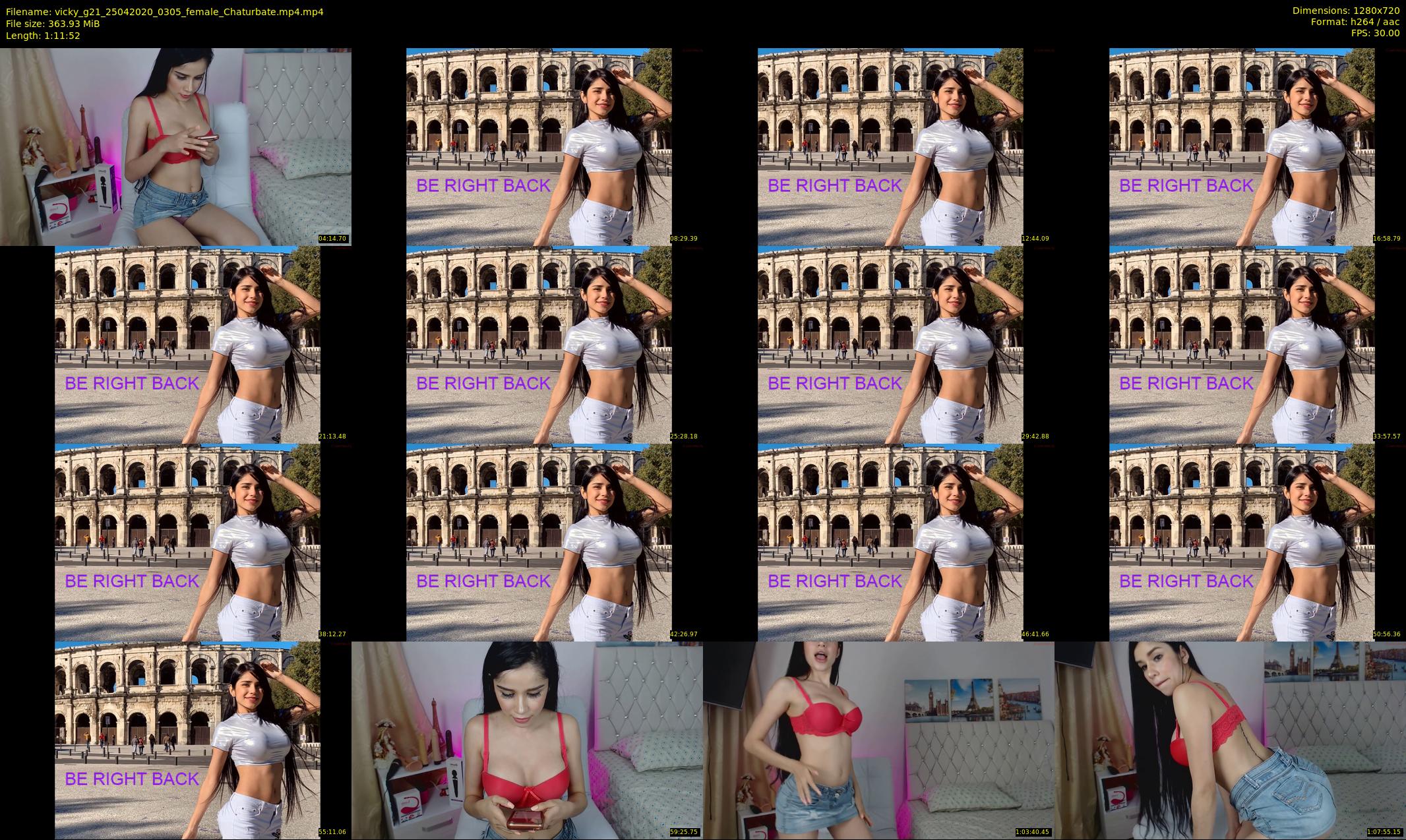 vicky_g21 — 72 minute Chaturbate female cam show recording, 720p, Apr 25, 2020