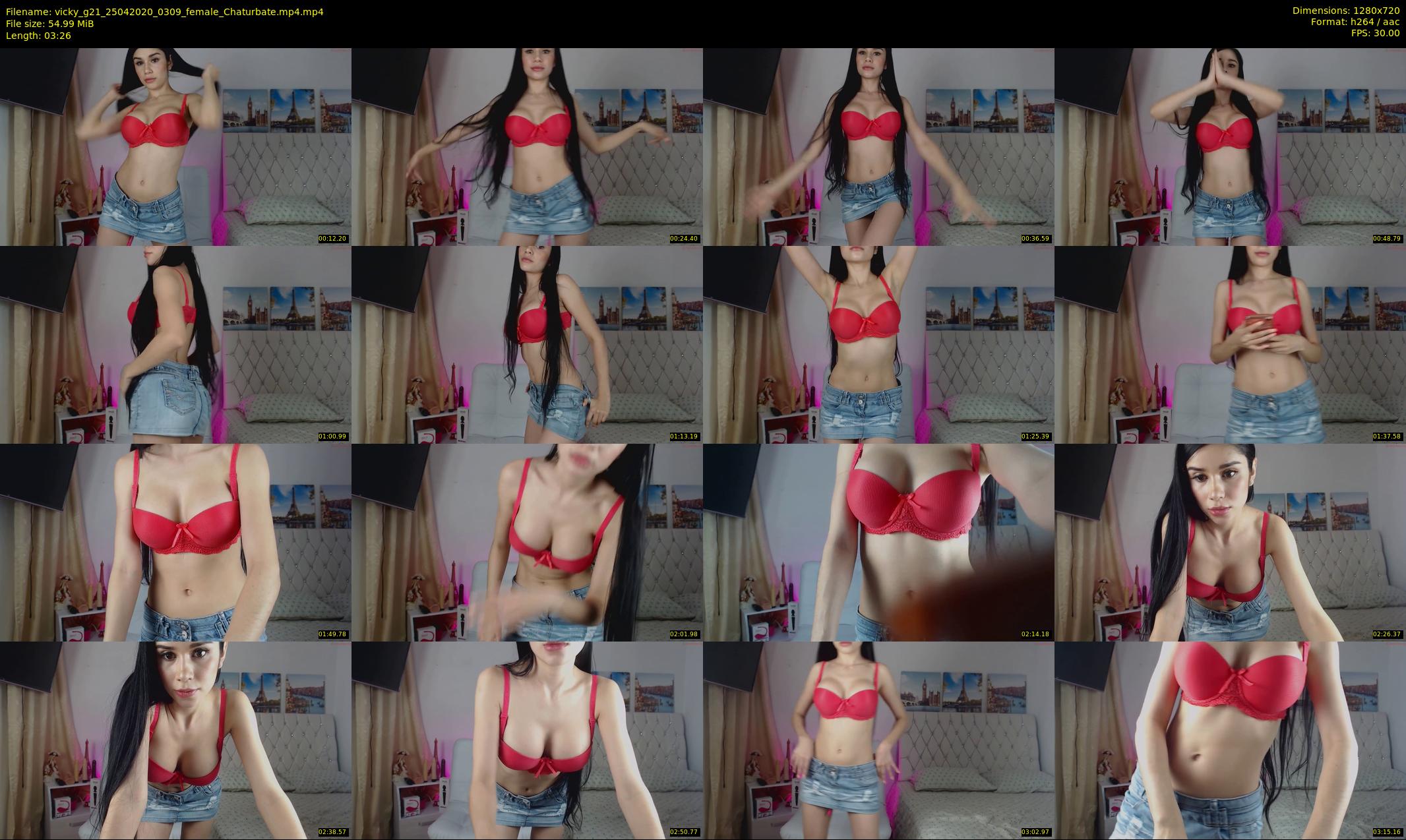 vicky_g21 — 4 minute Chaturbate female cam show recording, 720p, Apr 25, 2020