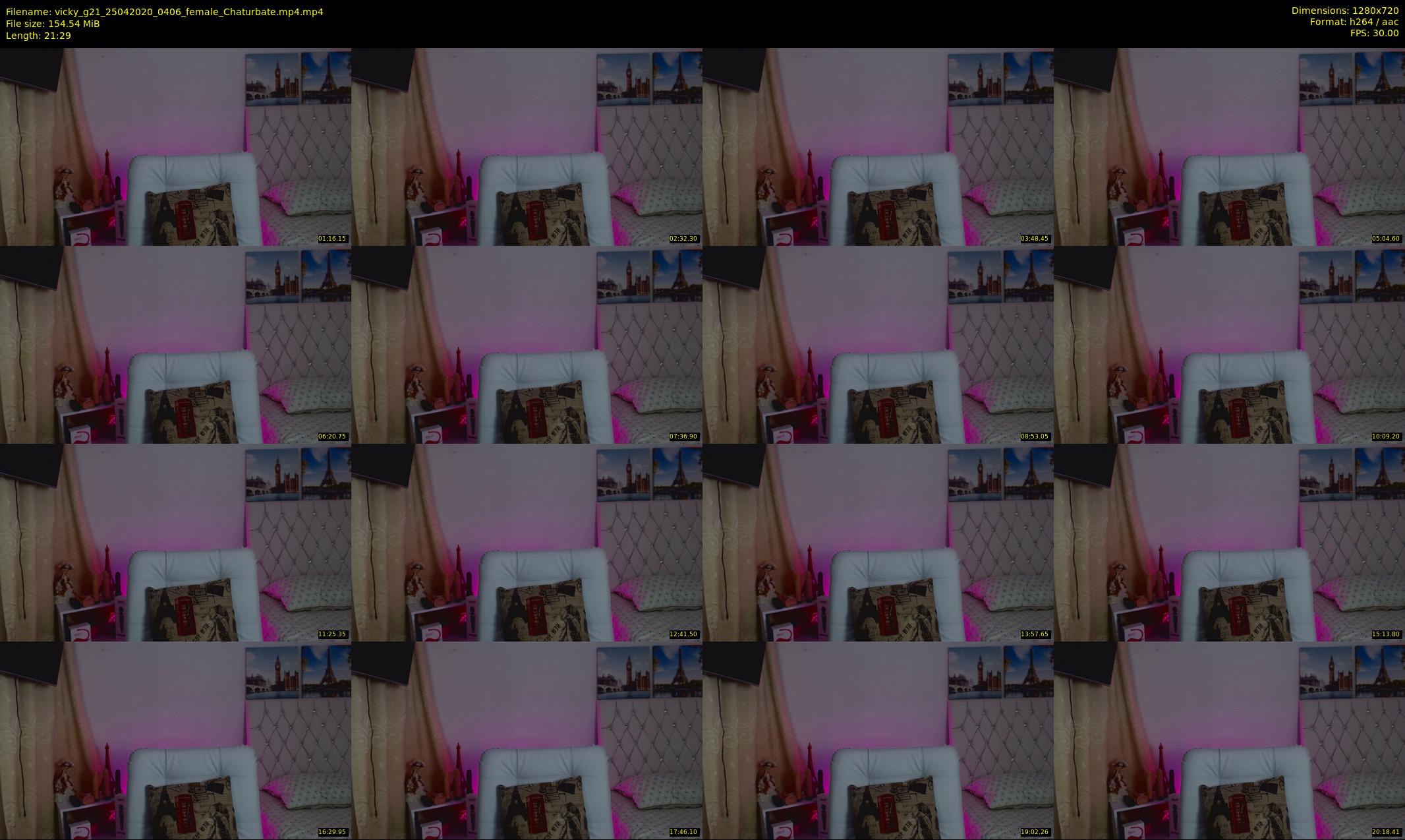 vicky_g21 — 22 minute Chaturbate female cam show recording, 720p, Apr 25, 2020